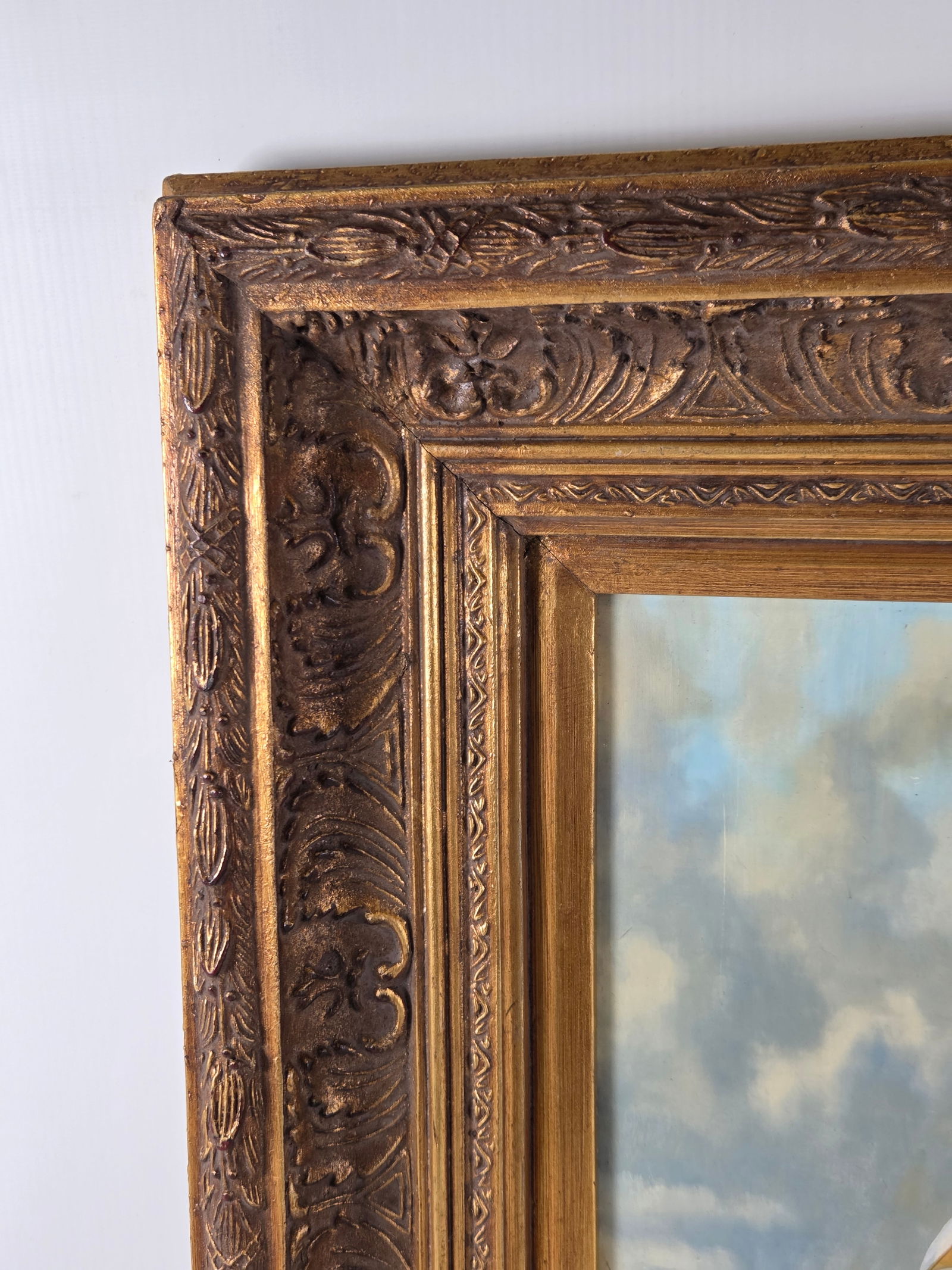 CONTEMPORARY SAILING SHIP RACES PRINT FRAMED - 8