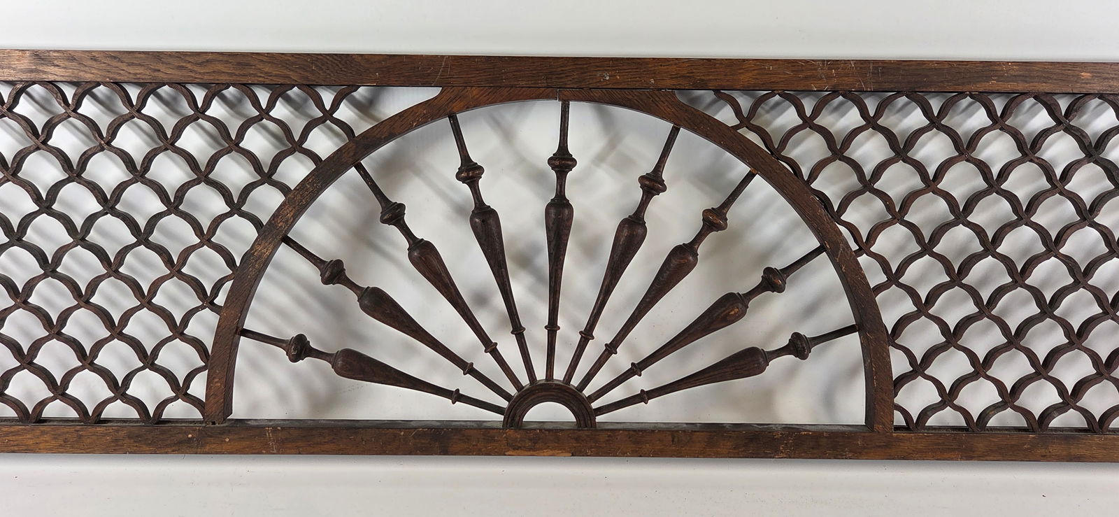 ANTIQUE WOOD CARVED PANEL INSERT - 3