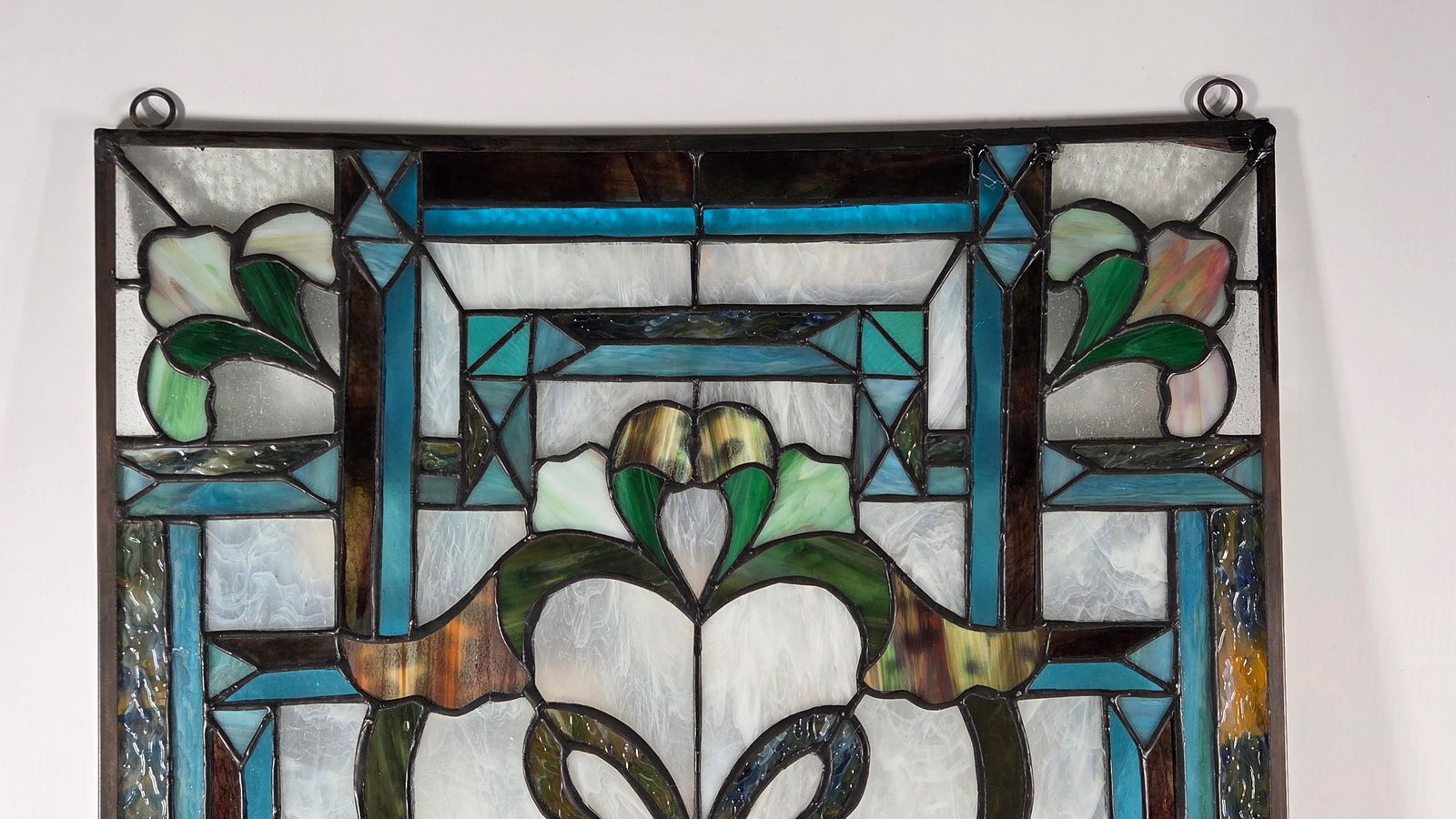 CONTEMPORARY STAINED GLASS WINDOW PANEL - 2