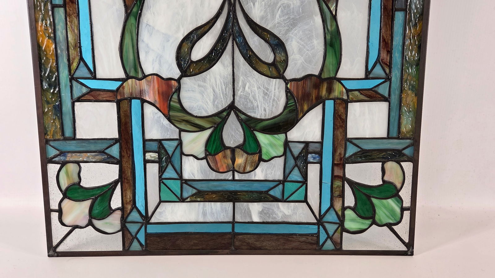 CONTEMPORARY STAINED GLASS WINDOW PANEL - 5