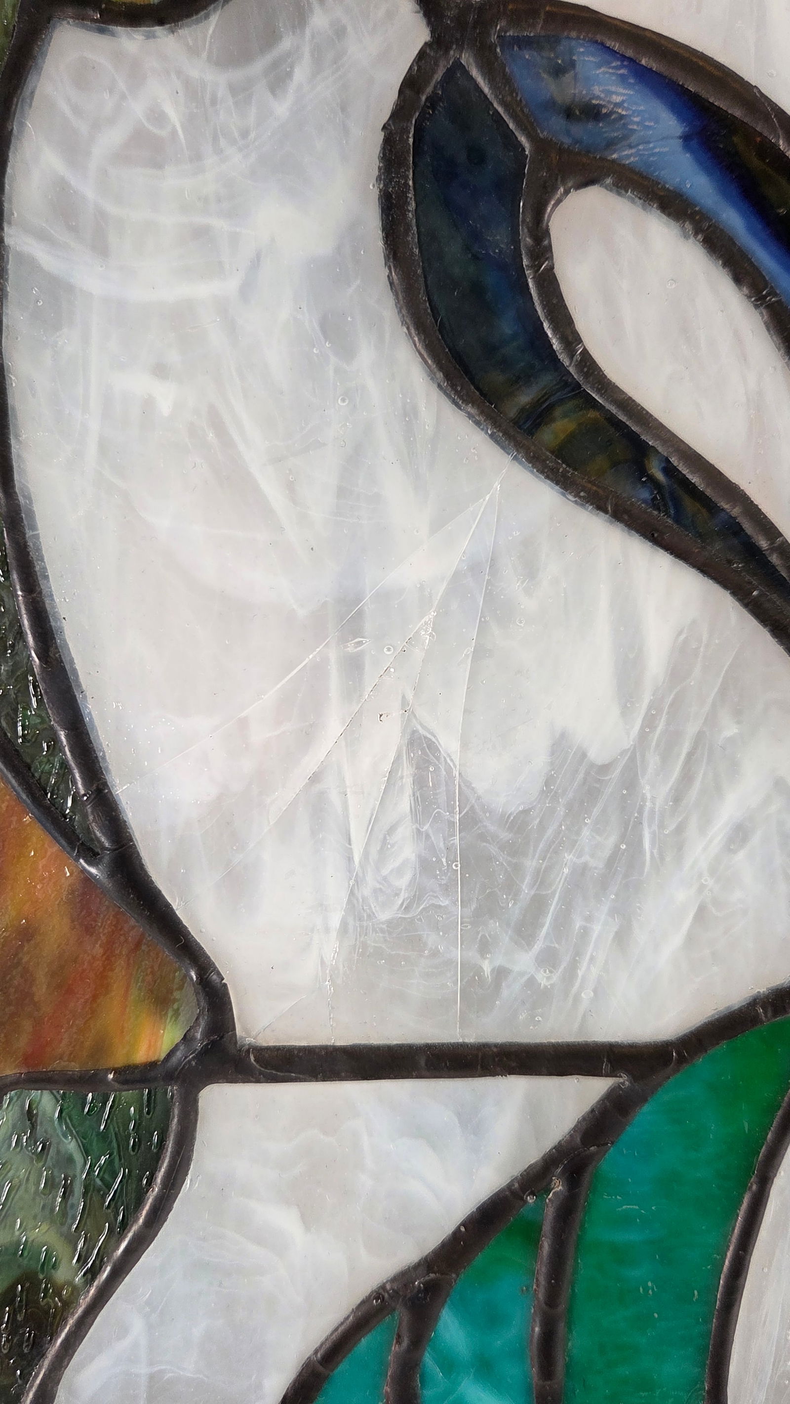 CONTEMPORARY STAINED GLASS WINDOW PANEL - 7