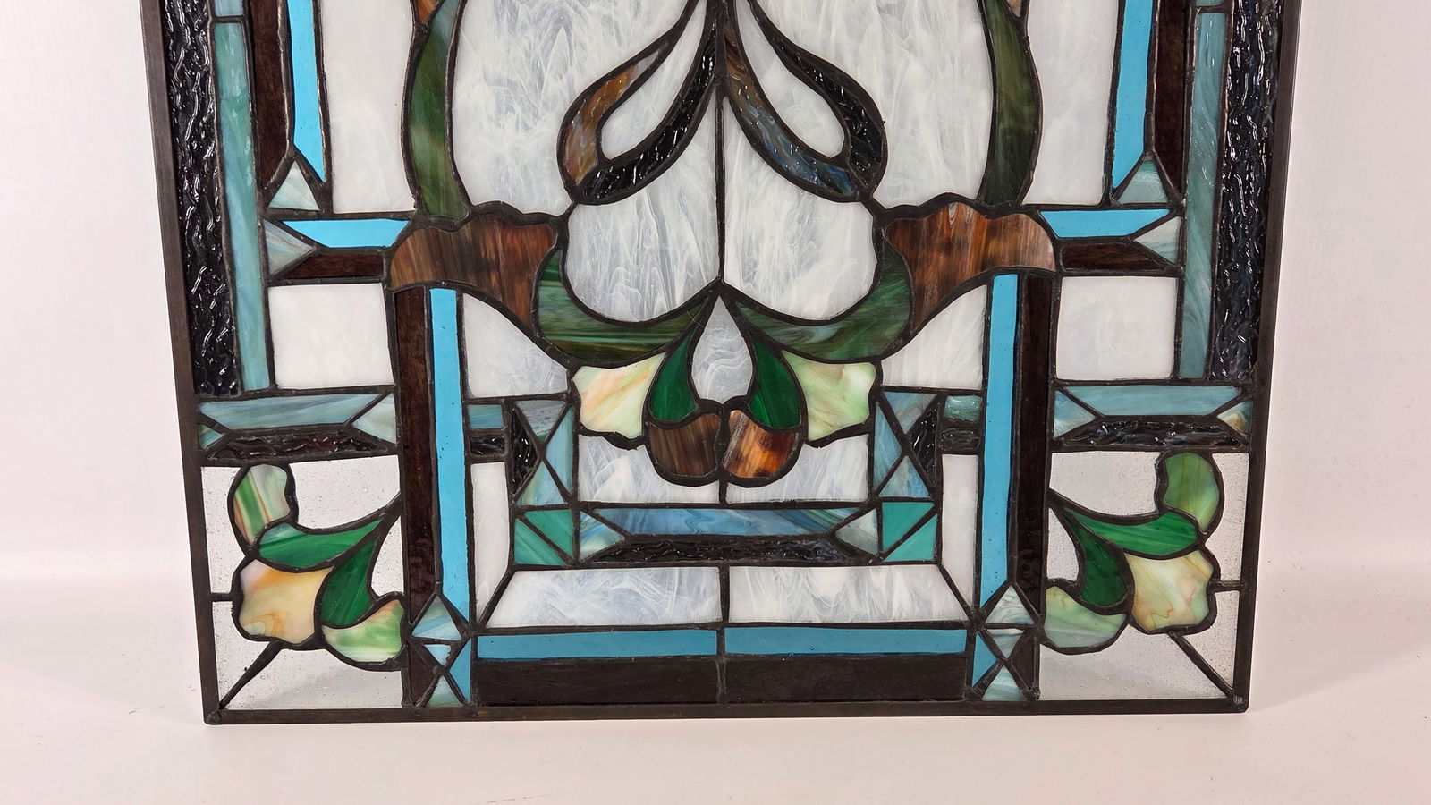 CONTEMPORARY STAINED GLASS WINDOW PANEL - 5