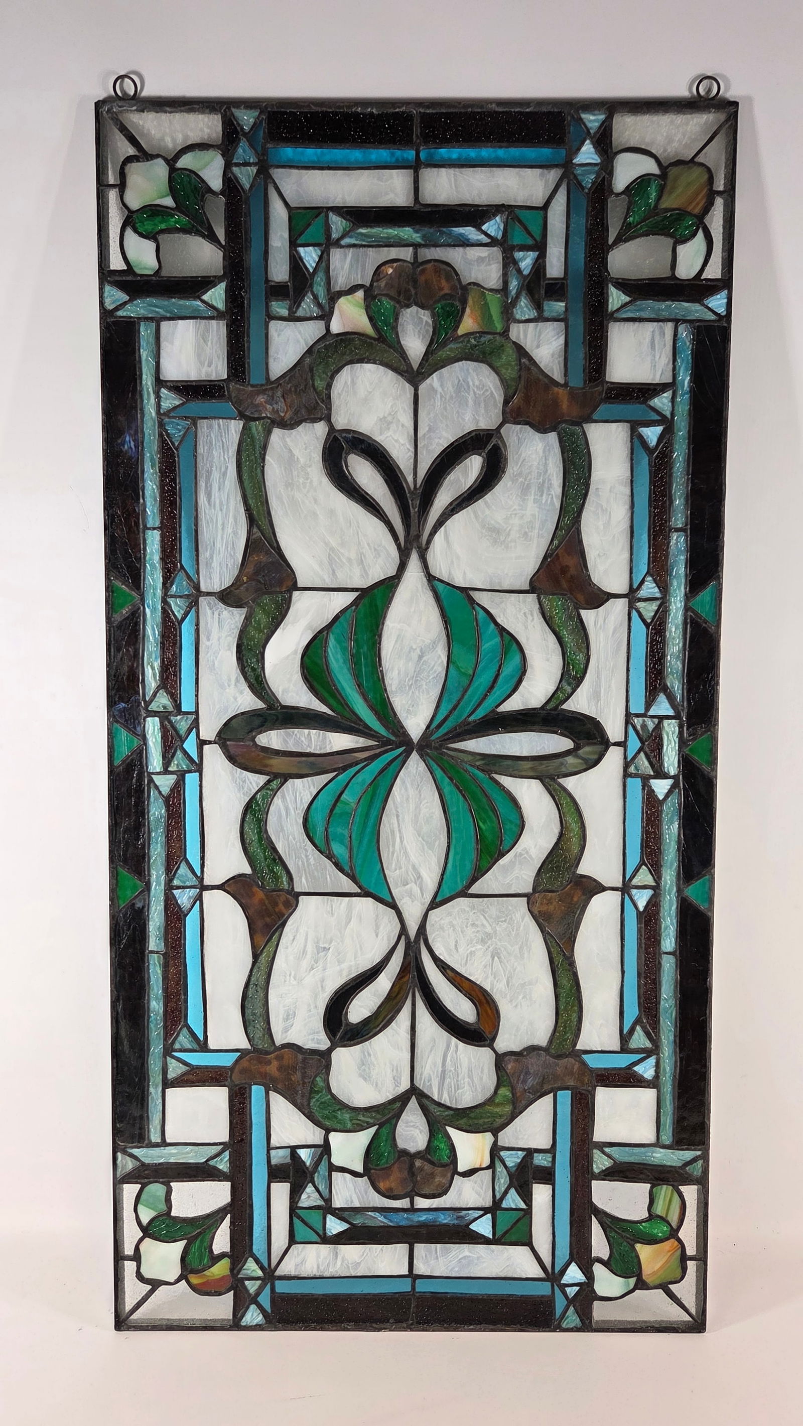 CONTEMPORARY STAINED GLASS WINDOW PANEL - 7