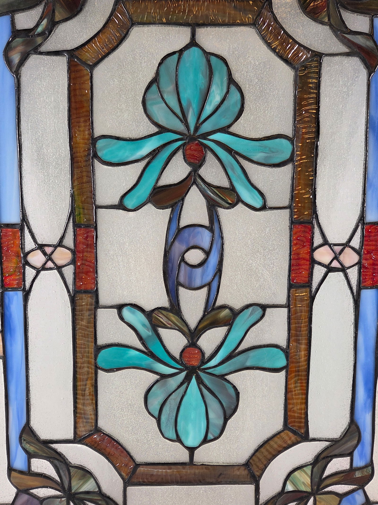 CONTEMPORARY STAINED GLASS WINDOW PANEL - 2