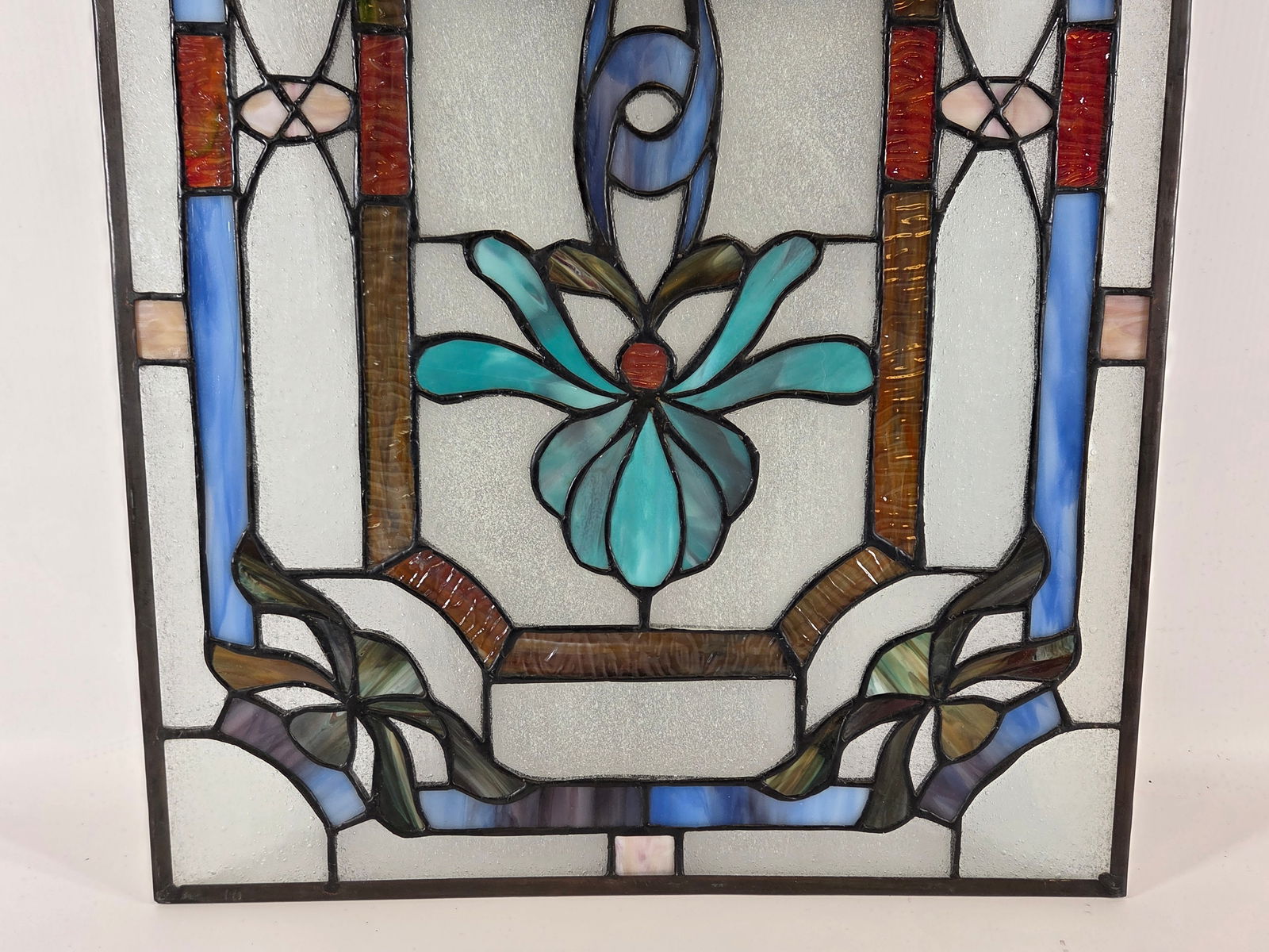CONTEMPORARY STAINED GLASS WINDOW PANEL - 4
