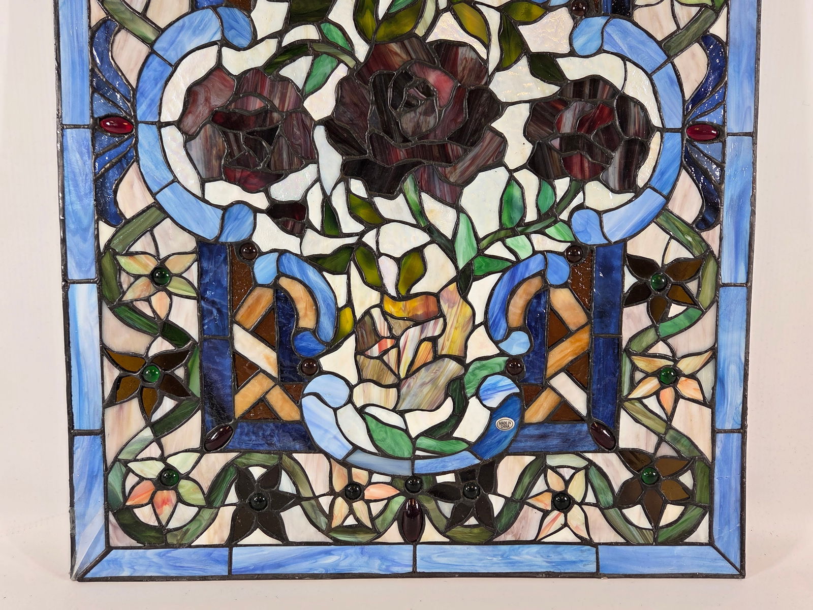 CONTEMPORARY STAINED GLASS WINDOW PANEL - 4