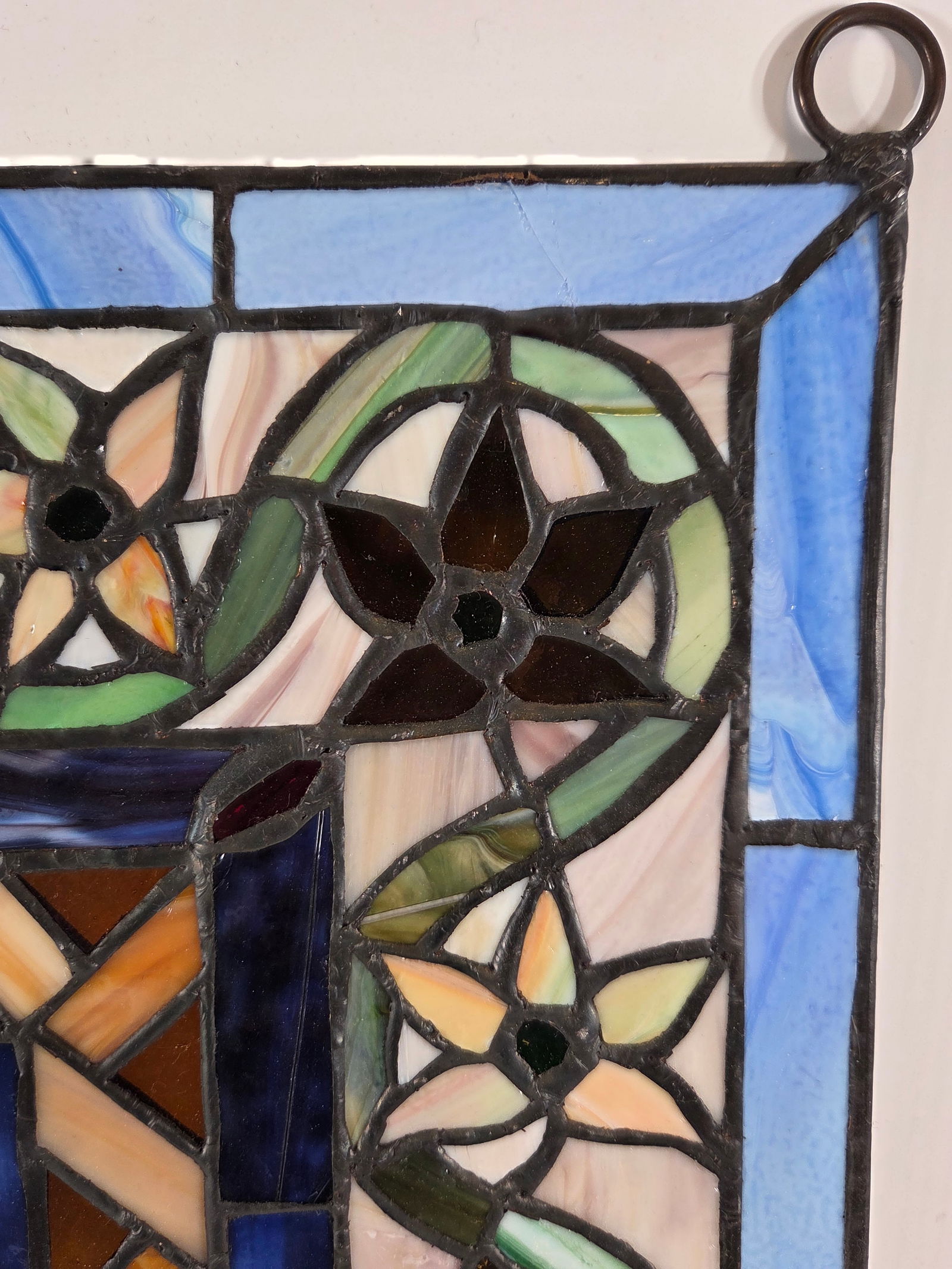 CONTEMPORARY STAINED GLASS WINDOW PANEL - 5