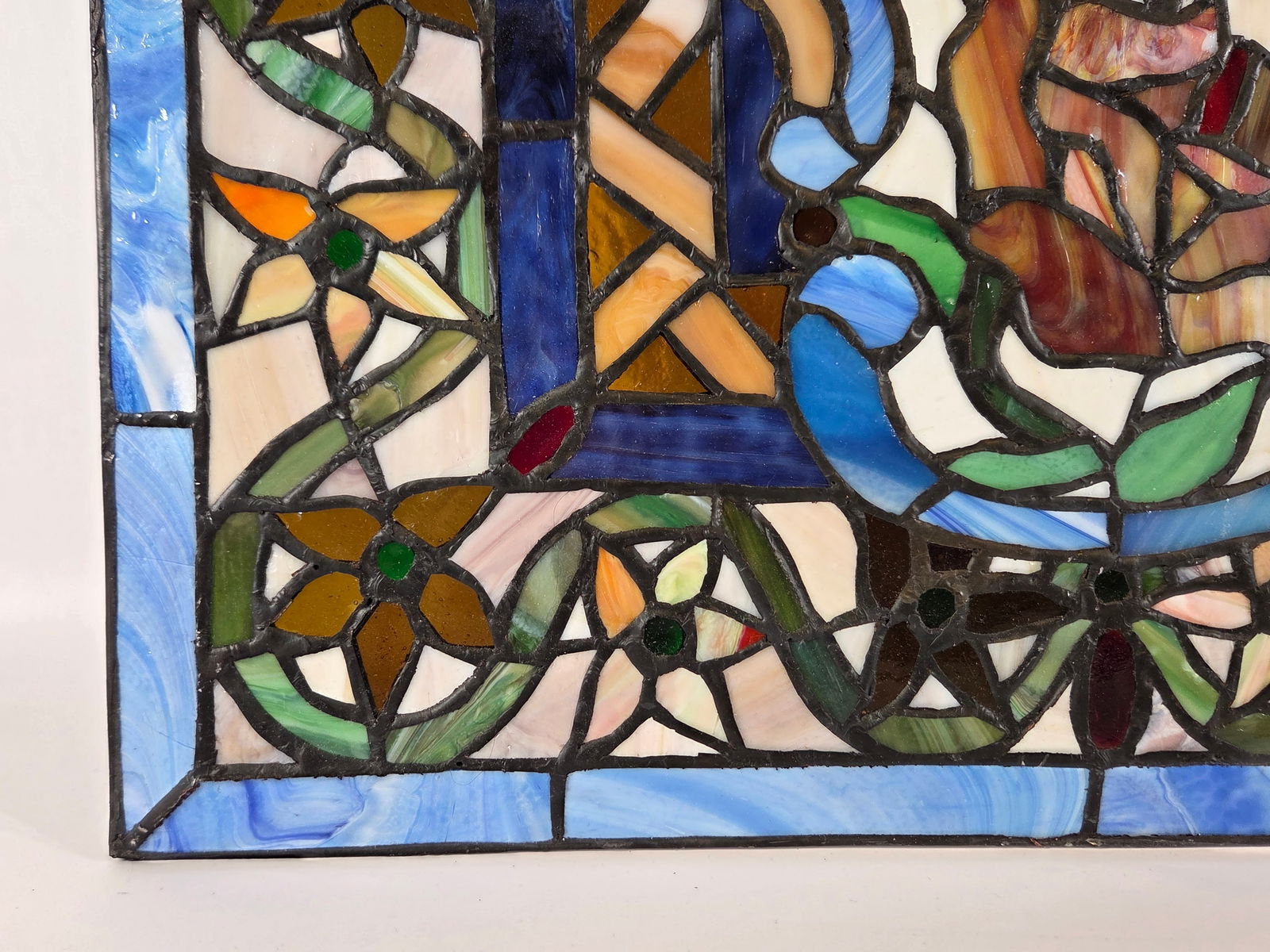 CONTEMPORARY STAINED GLASS WINDOW PANEL - 7