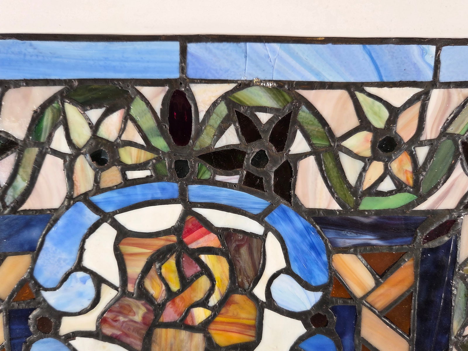 CONTEMPORARY STAINED GLASS WINDOW PANEL - 9