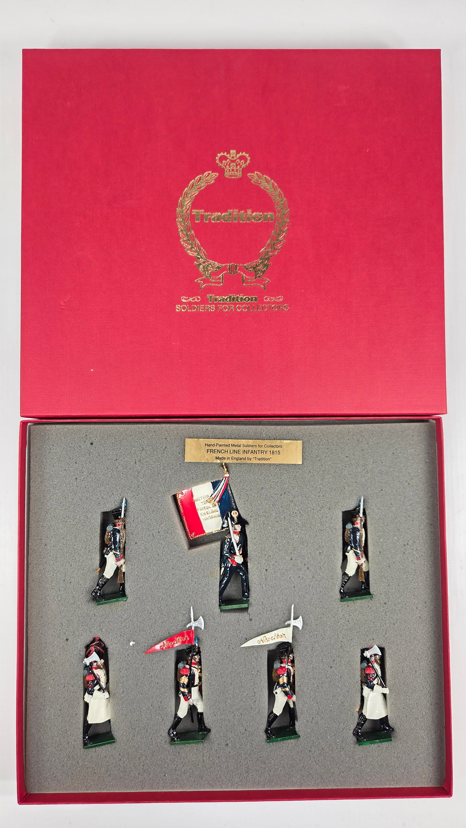 TRADITION NO. 716 FRENCH LINE DRAGOONS ELITE COMPANY: SET REMAINS IN EXCELLENT CONDITION IN BOX.