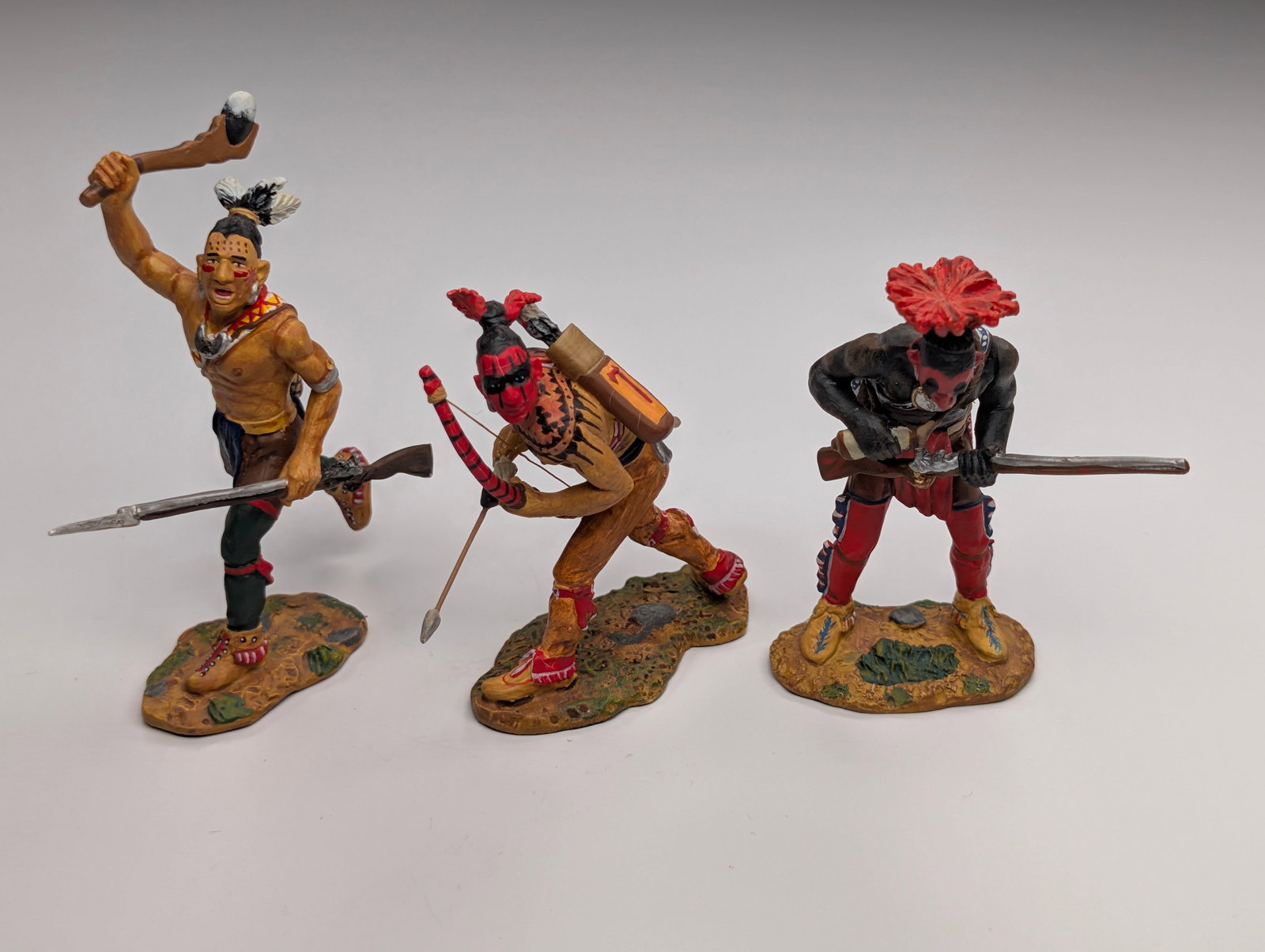 3) BRITAIN'S REVOLUTIONARY WAR NATIVE AMERICAN INDIANS: ALL REMAIN IN VERY GOOD CONDITION.