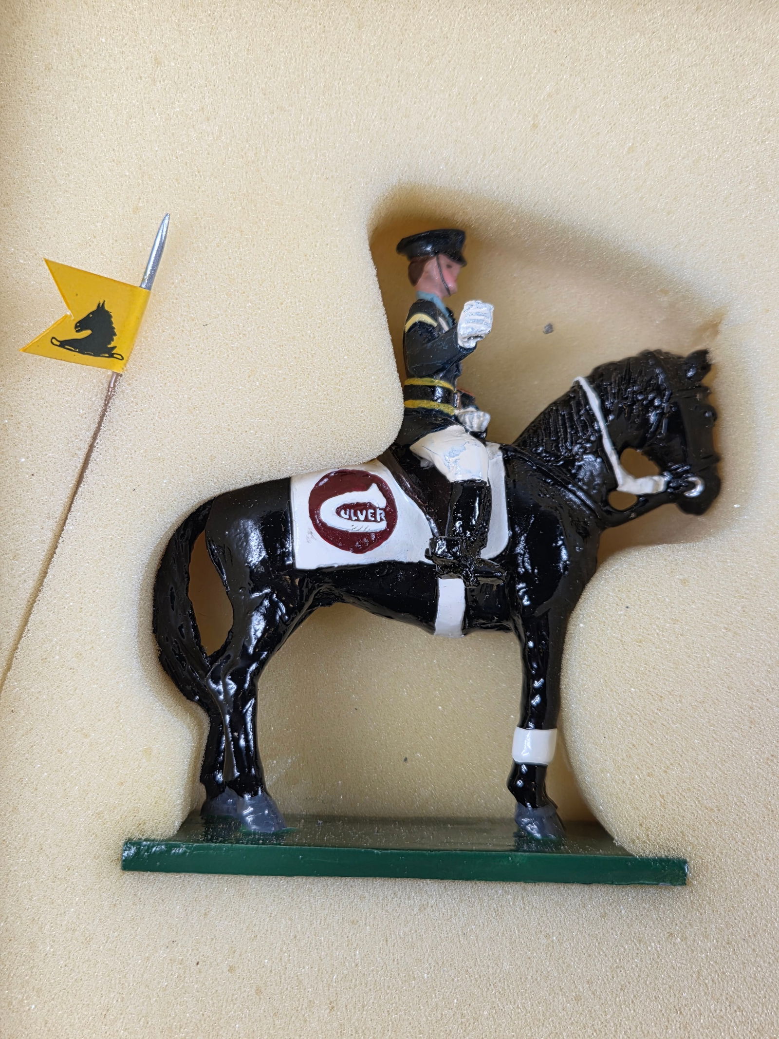 MARTIN RITCHIE CULVER MILITARY ACADEMY LANCER PLATOON: SET REMAINS IN VERY GOOD CONDITION WITH BOX. BOX SHOWING SOME WEAR.