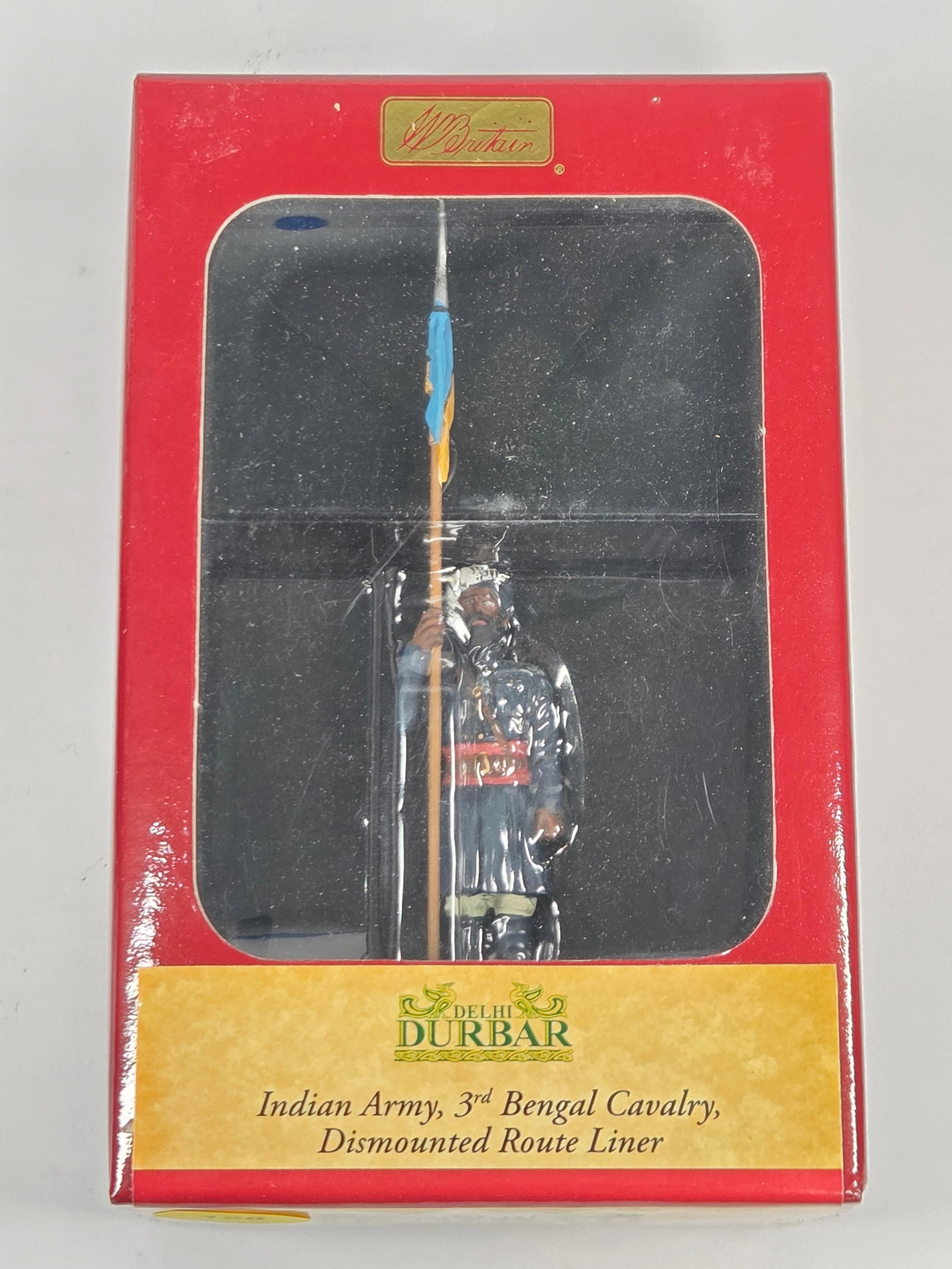 BRITAIN 22012 DELHI DURBAR INDIAN ARMY, 3RD BENGAL CAVALRY DISMOUNTED: REMAINS IN EXCELLENT CONDITION W/ BOX