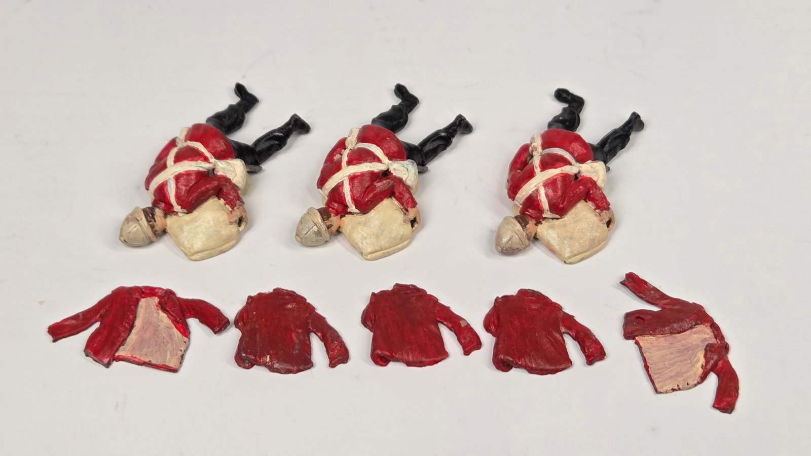 IRREGULAR MINIATURES 24TH FT. WOUNDED: ALL REMAIN IN GOOD CONDITION, SHOWING SOME TYPICAL WEAR.