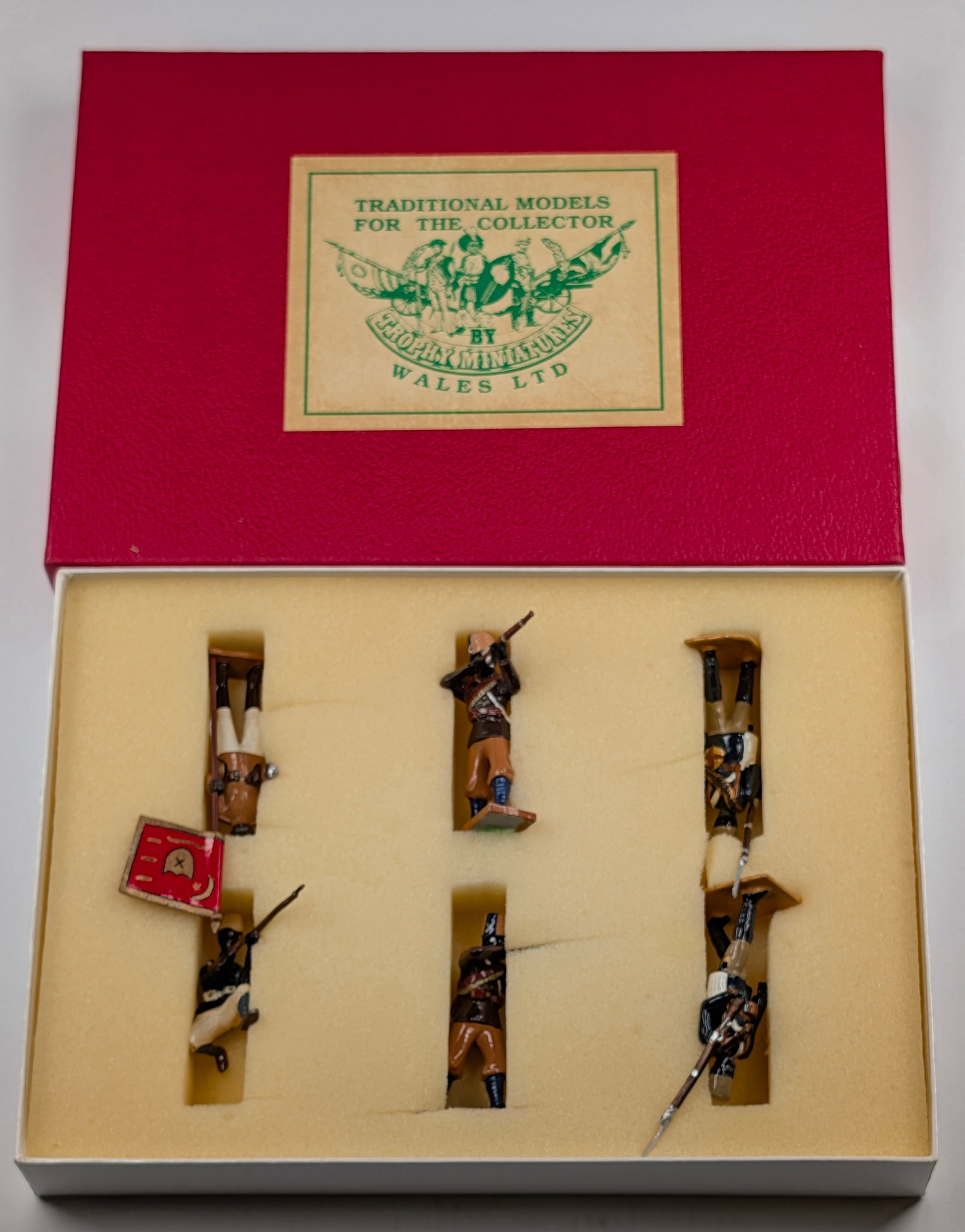 TROPHY MINIATURES SS46 EGYPT & THE SUDAN SET: SET REMAINS IN VERY GOOD CONDITION WITH BOX.