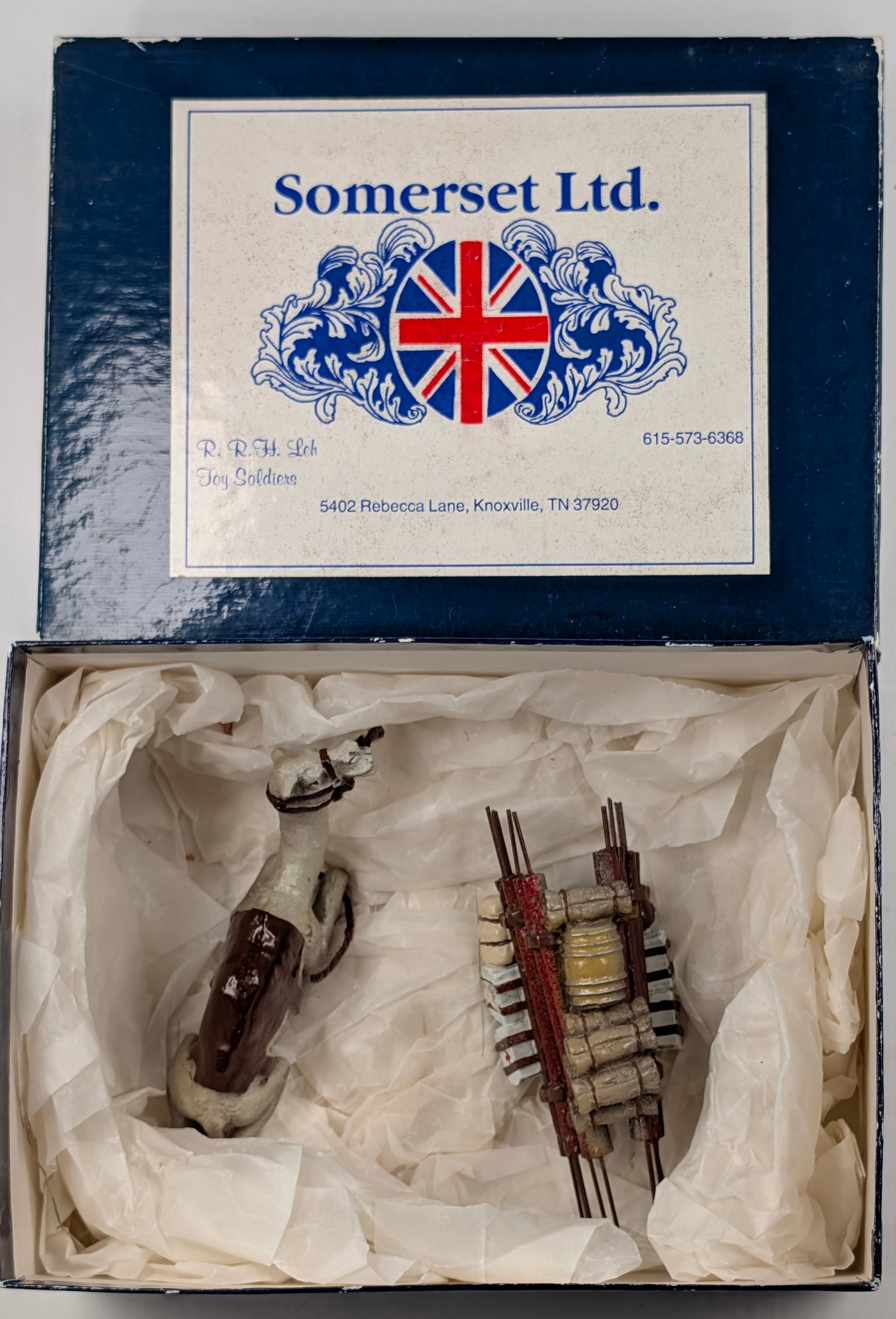 SOMERSET LTD. SLCR-31 MEDICAL CAMEL AT REST: REMAINS IN VERY GOOD CONDITION, SHOWING LIGHT WEAR.