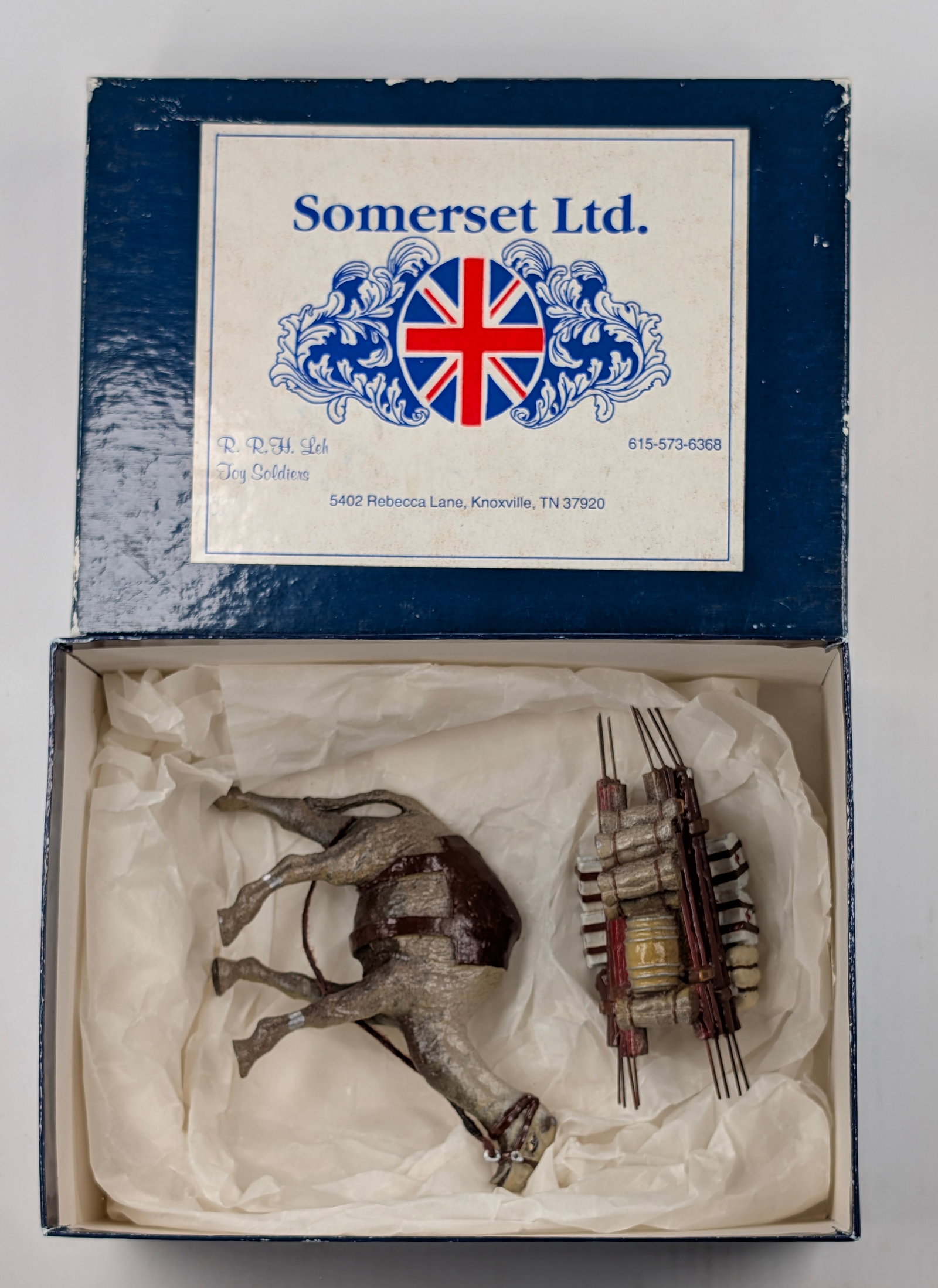 SOMERSET LTD. SLC-31 MEDICAL CAMEL W/ BOX: REMAINS IN VERY GOOD CONDITION, SHOWING LIGHT WEAR.