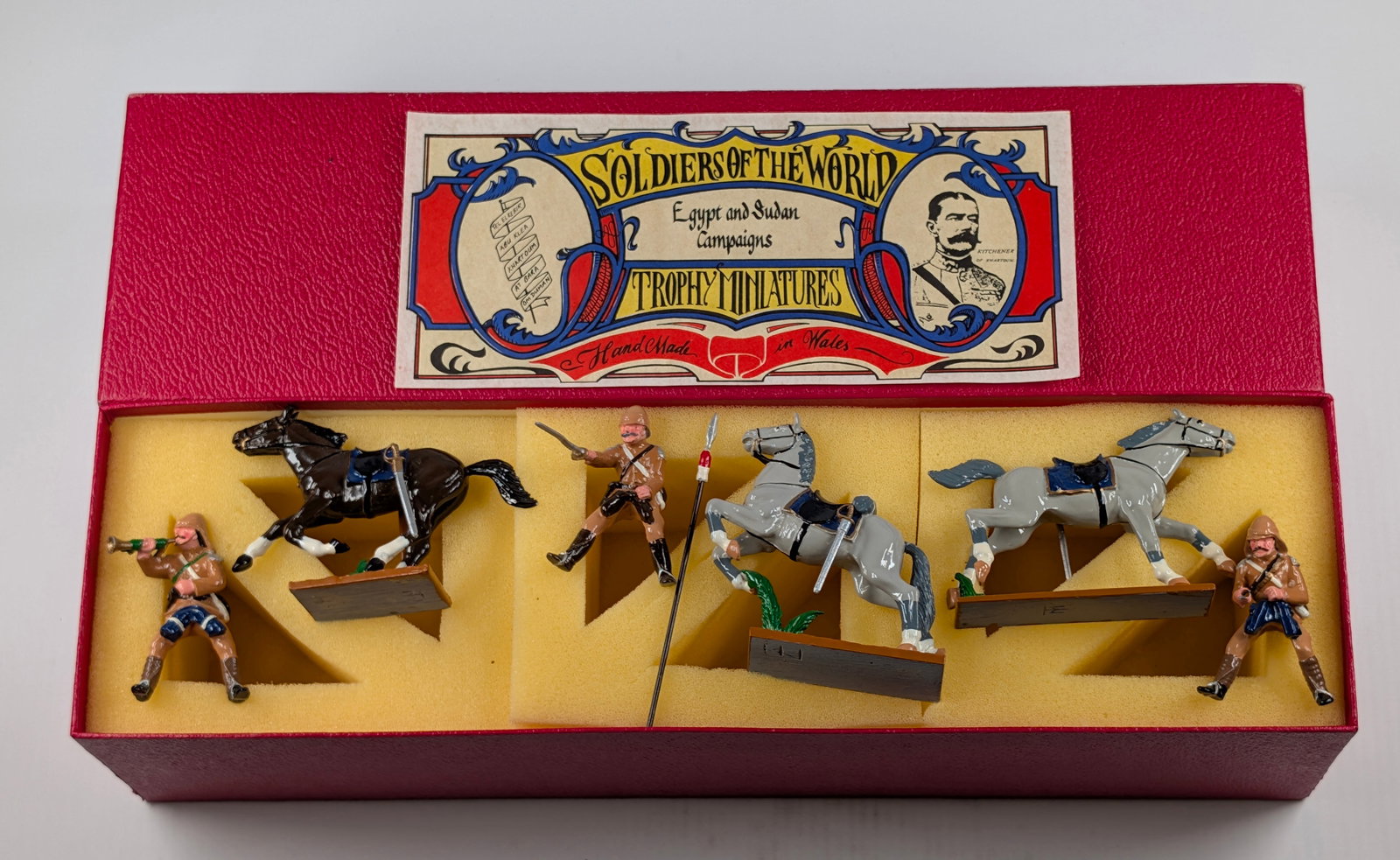TROPHY MINIATURES SS41 EGYPT & THE SUDAN: SET REMAINS IN VERY GOOD CONDITION W/ BOX