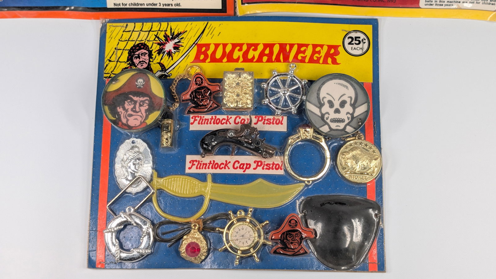 3) GUMBALL VENDING MACHINE INSERTS - 6