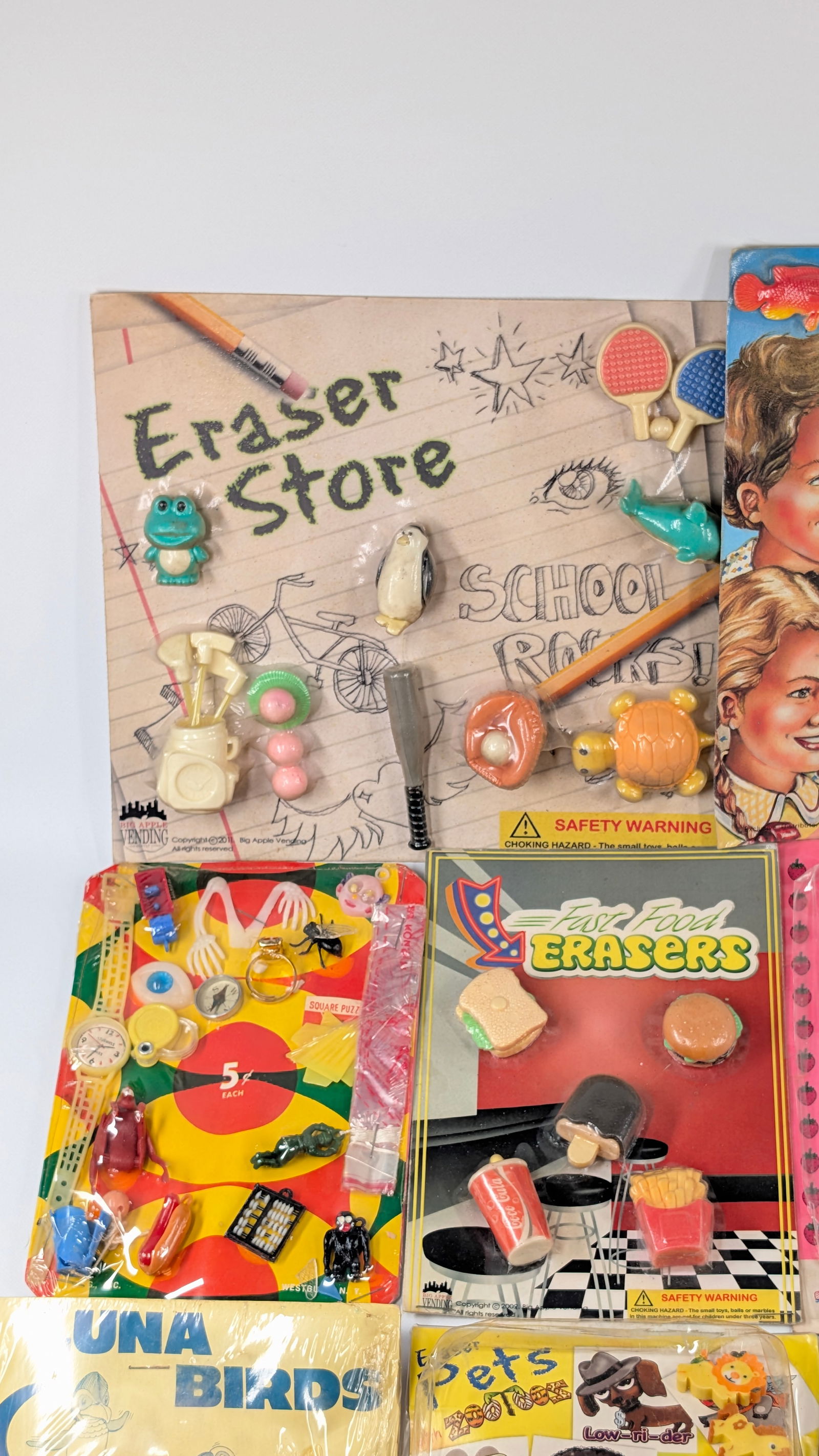 VARIOUS GUMBALL VENDING MACHINE INSERTS - 2