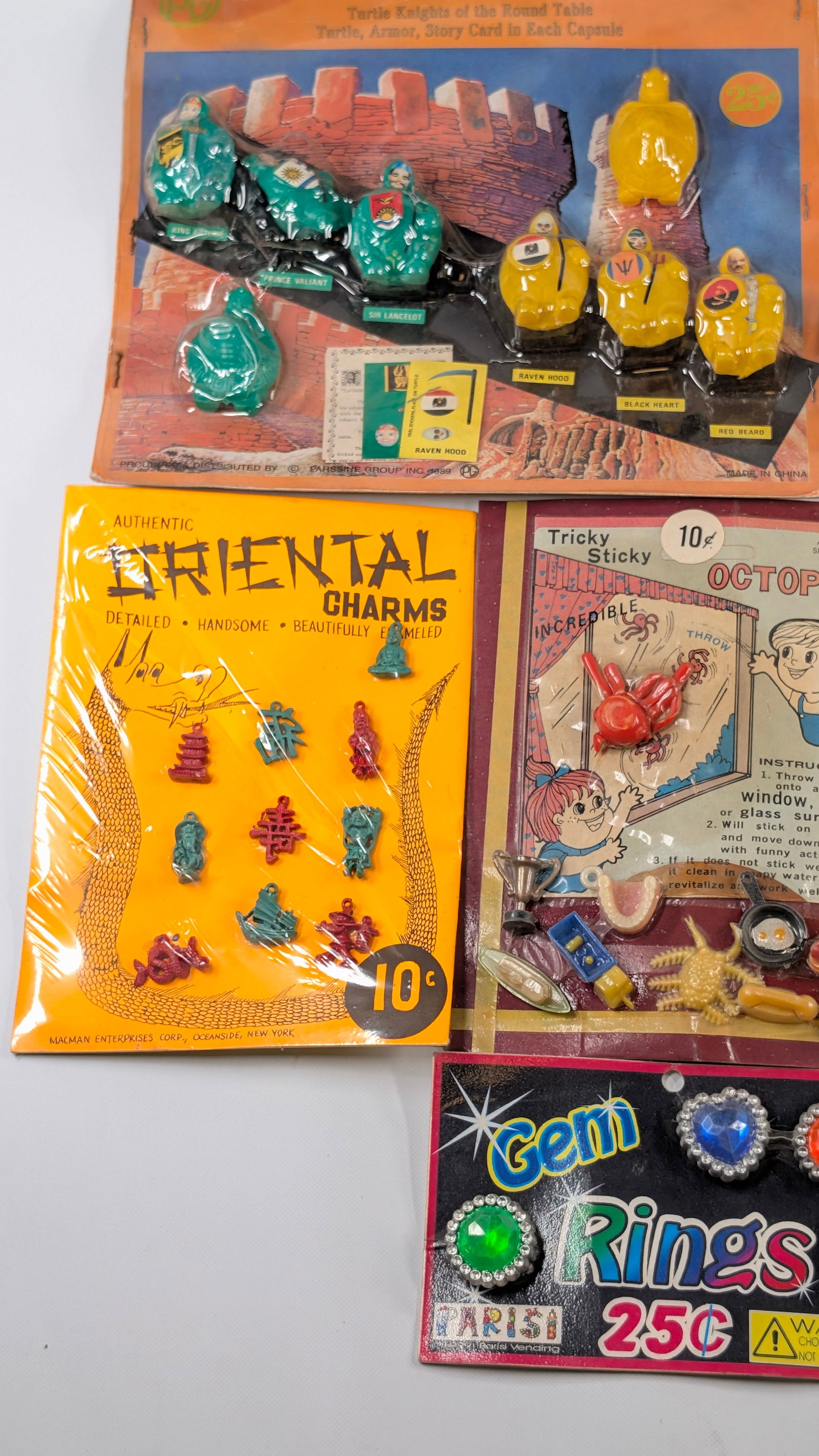 VARIOUS GUMBALL VENDING MACHINE INSERTS - 3