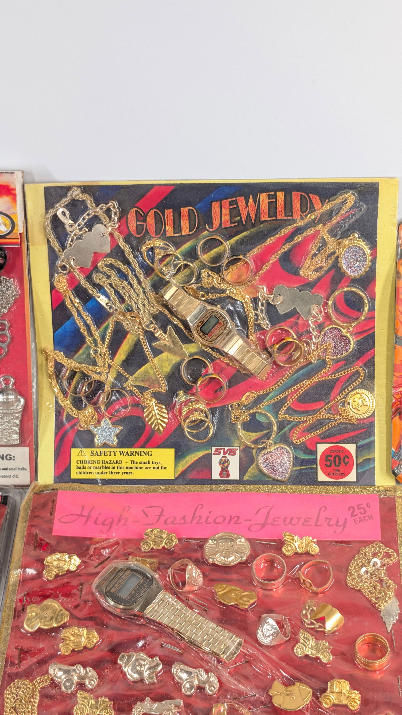 VARIOUS GUMBALL VENDING MACHINE INSERTS - 8