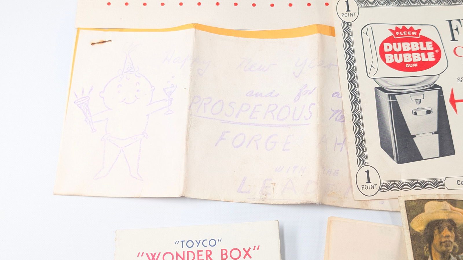 VARIOUS ANTIQUE VENDING MACHINE EPHEMERA - 7