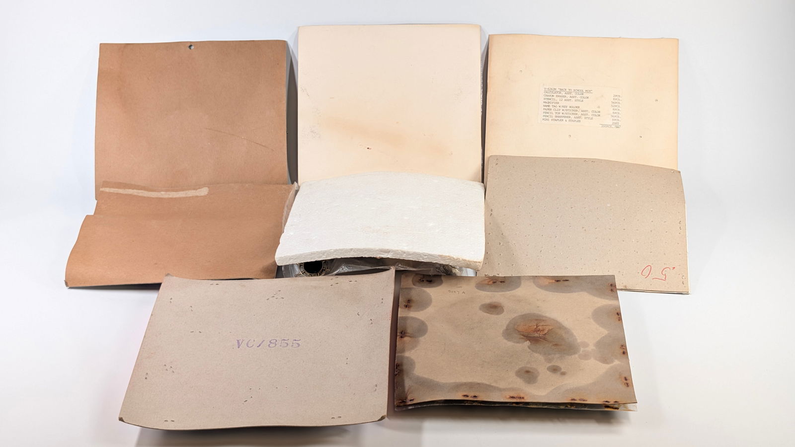 8) VENDING MACHINE DISPLAY INSERTS - 7