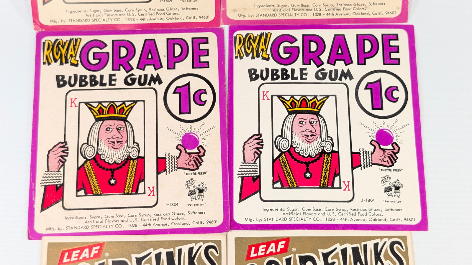 VARIOUS BUBBLE GUM MACHINE INSERT SIGNS - 3