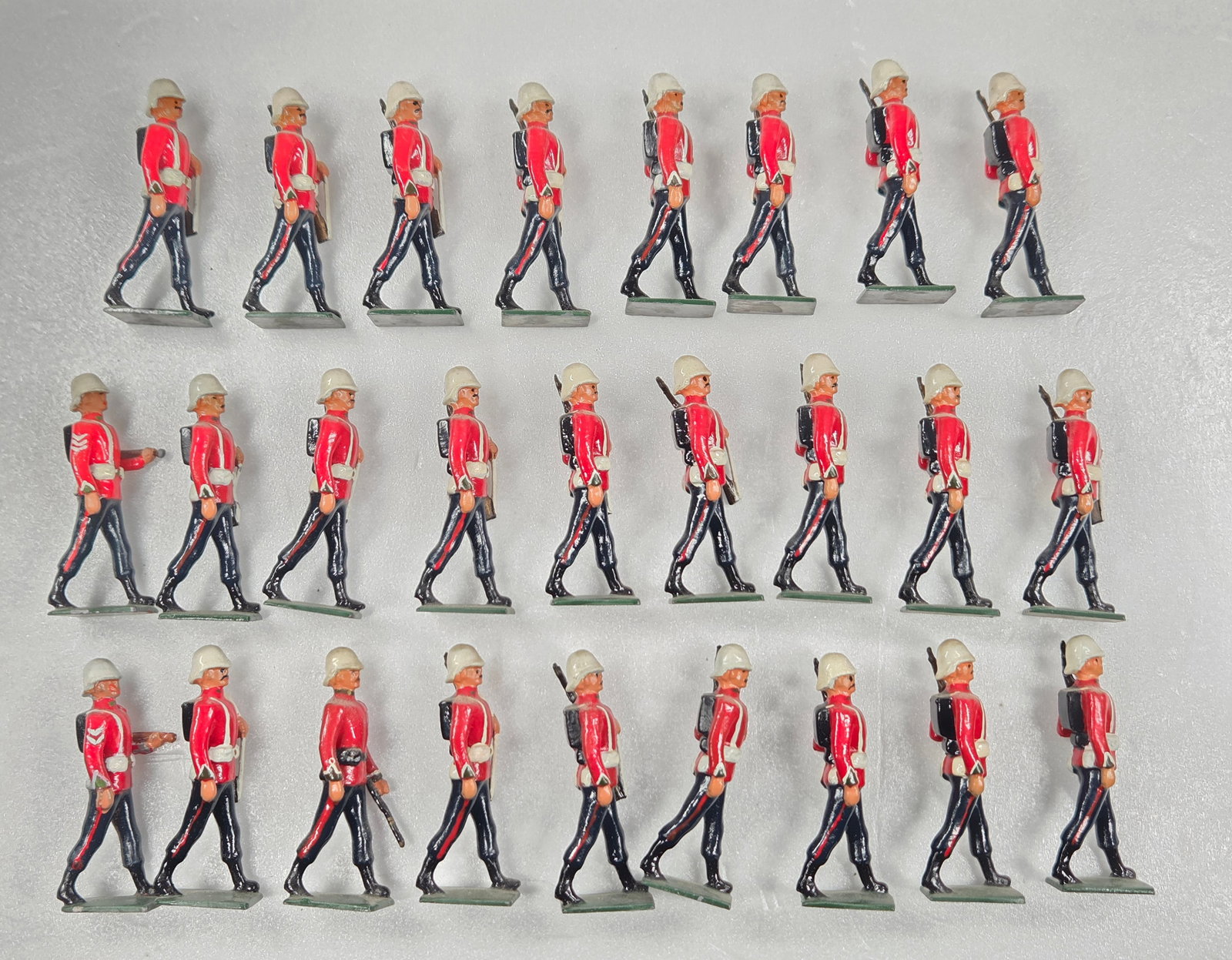 SET OF 26 UNMARKED BRITISH GUARDS (1 of 6)