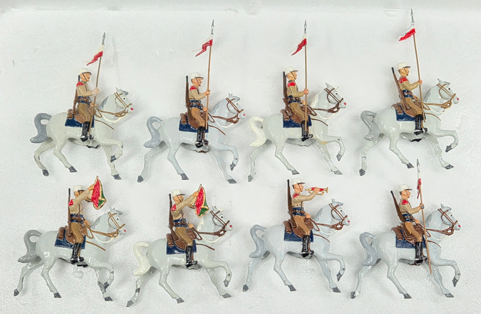 SET OF 8 UNMARKED MOUNTED EGYPTIAN CAVALRY (1 of 7)