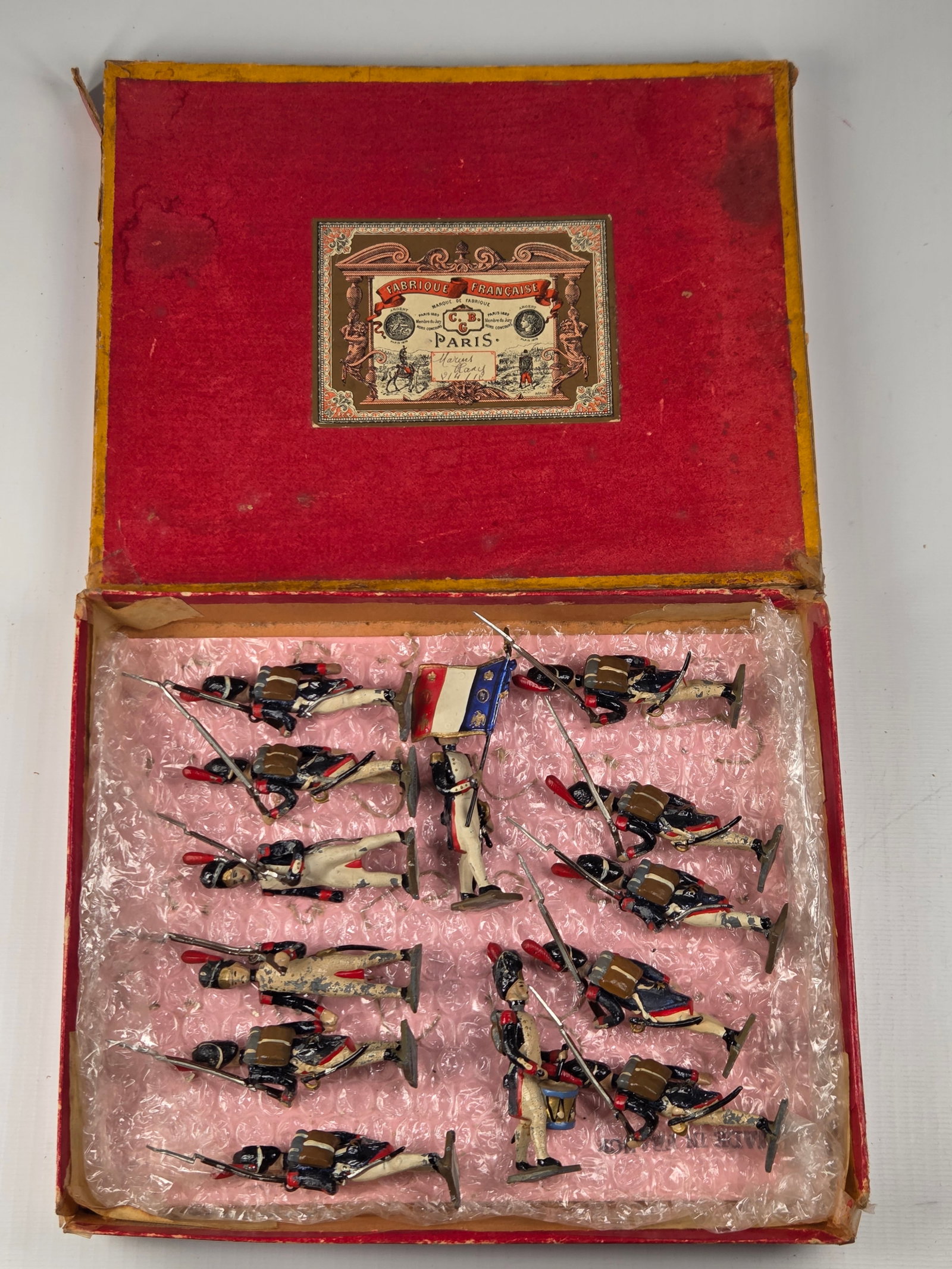 C.B.G. MIGNOT FRENCH INFANTRY SET W/ BOX (1 of 8)