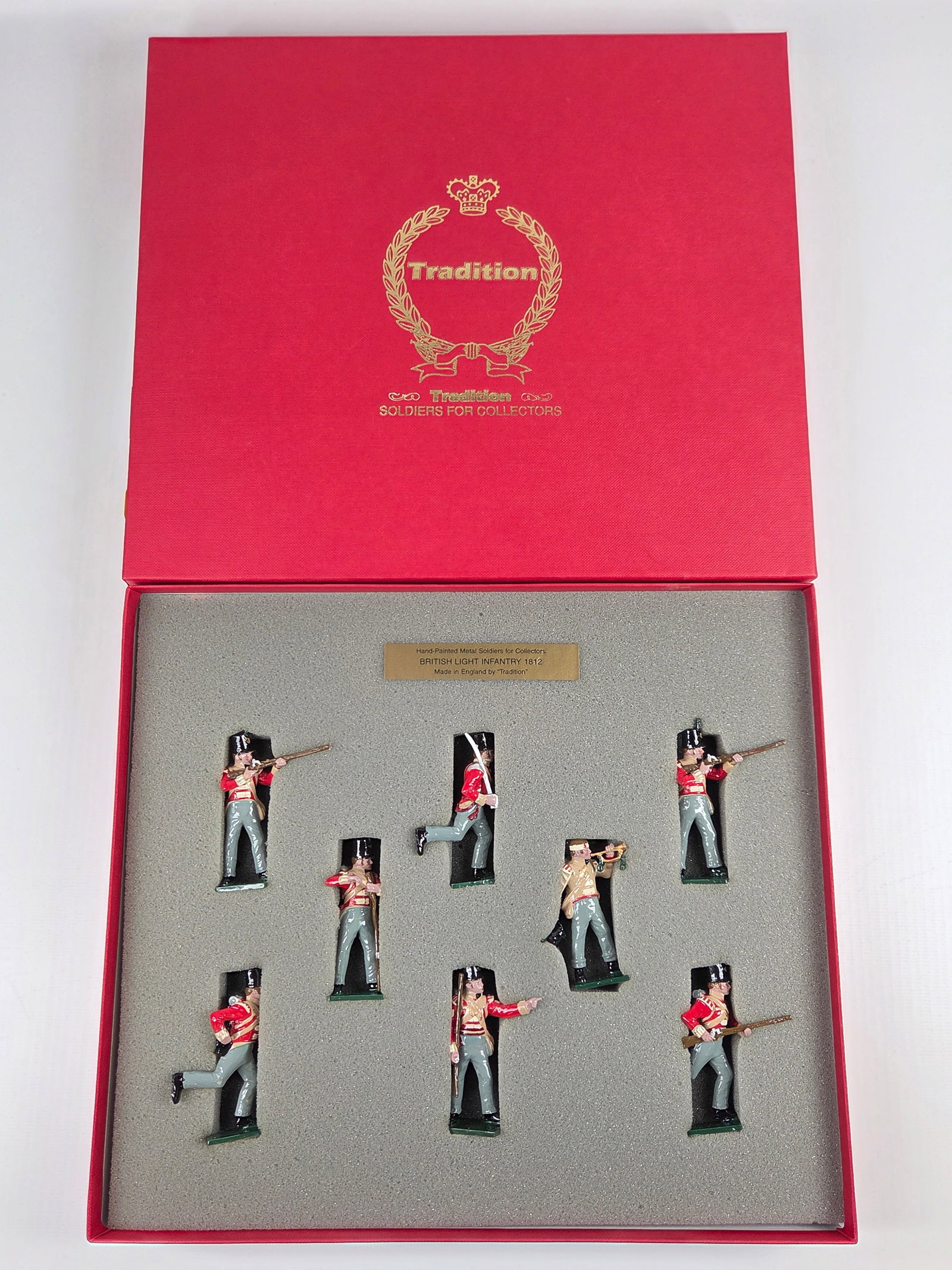 TRADITION SET NO. 743 BRITISH LIGHT INFANTRY: REMAINS IN VERY GOOD CONDITION WITH BOX.