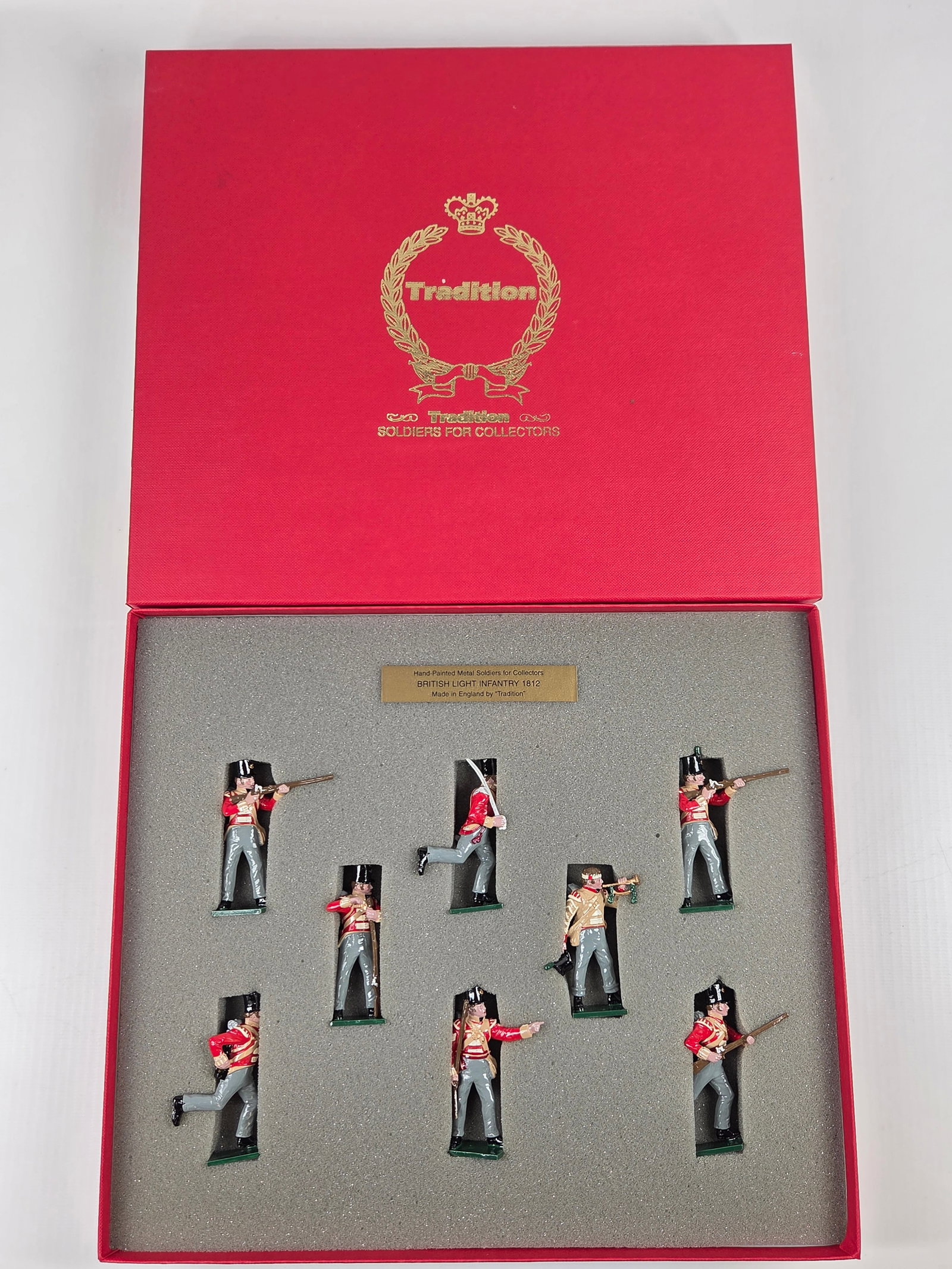 TRADITION SET NO. 743 BRITISH LIGHT INFANTRY: REMAINS IN VERY GOOD CONDITION WITH BOX.