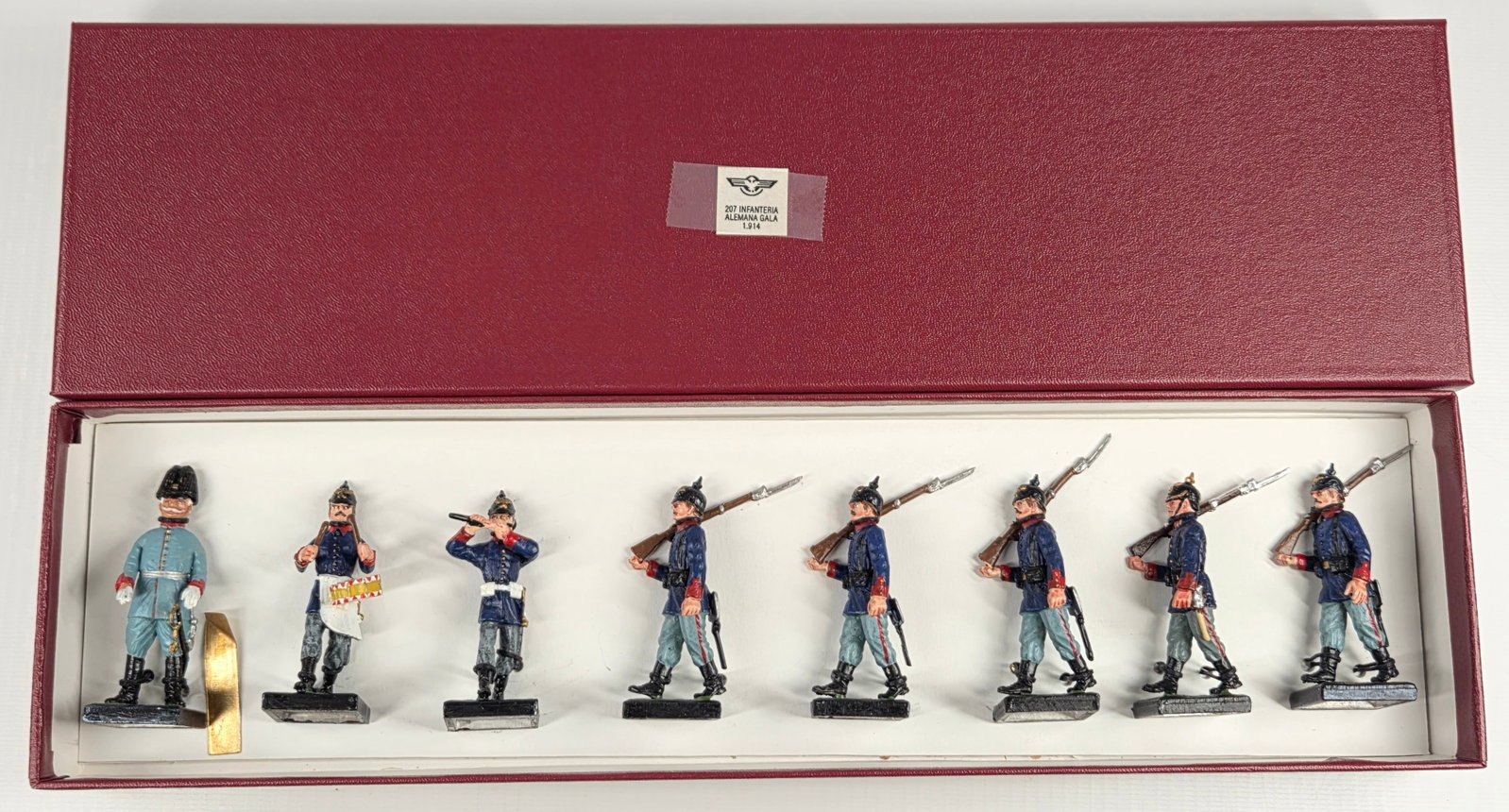 ALYMER IMPERIAL GERMAN INFANTRY SOLDIERS: ALL REMAIN IN GOOD CONDITION WITH CUSTOM BOX.