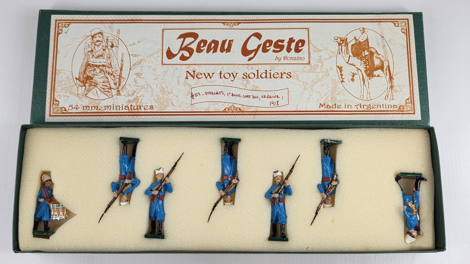 BEAU GESTE UKRAINE BLUE COAT DIVISION: SET REMAINS IN VERY GOOD CONDITION WITH BOX.