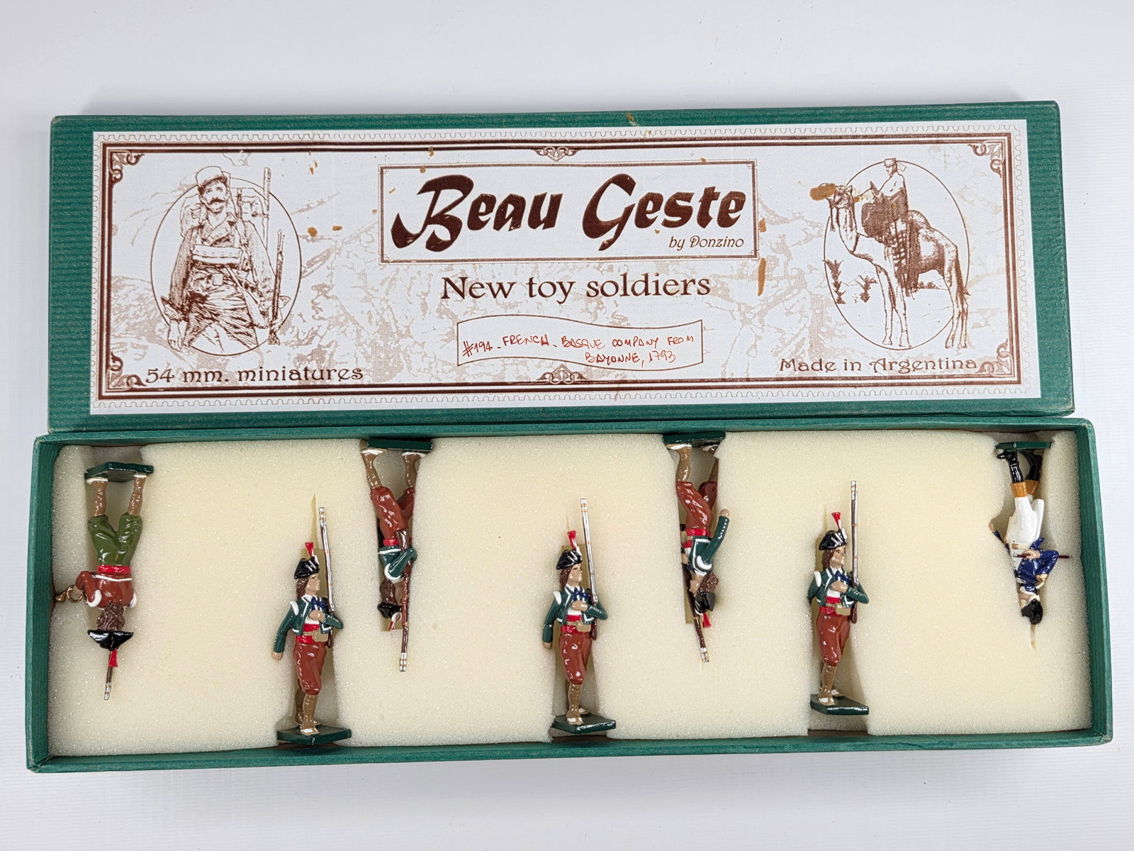 BEAU GESTE FRENCH BASQUE COMPANY: SET REMAINS IN VERY GOOD CONDITION WITH BOX.