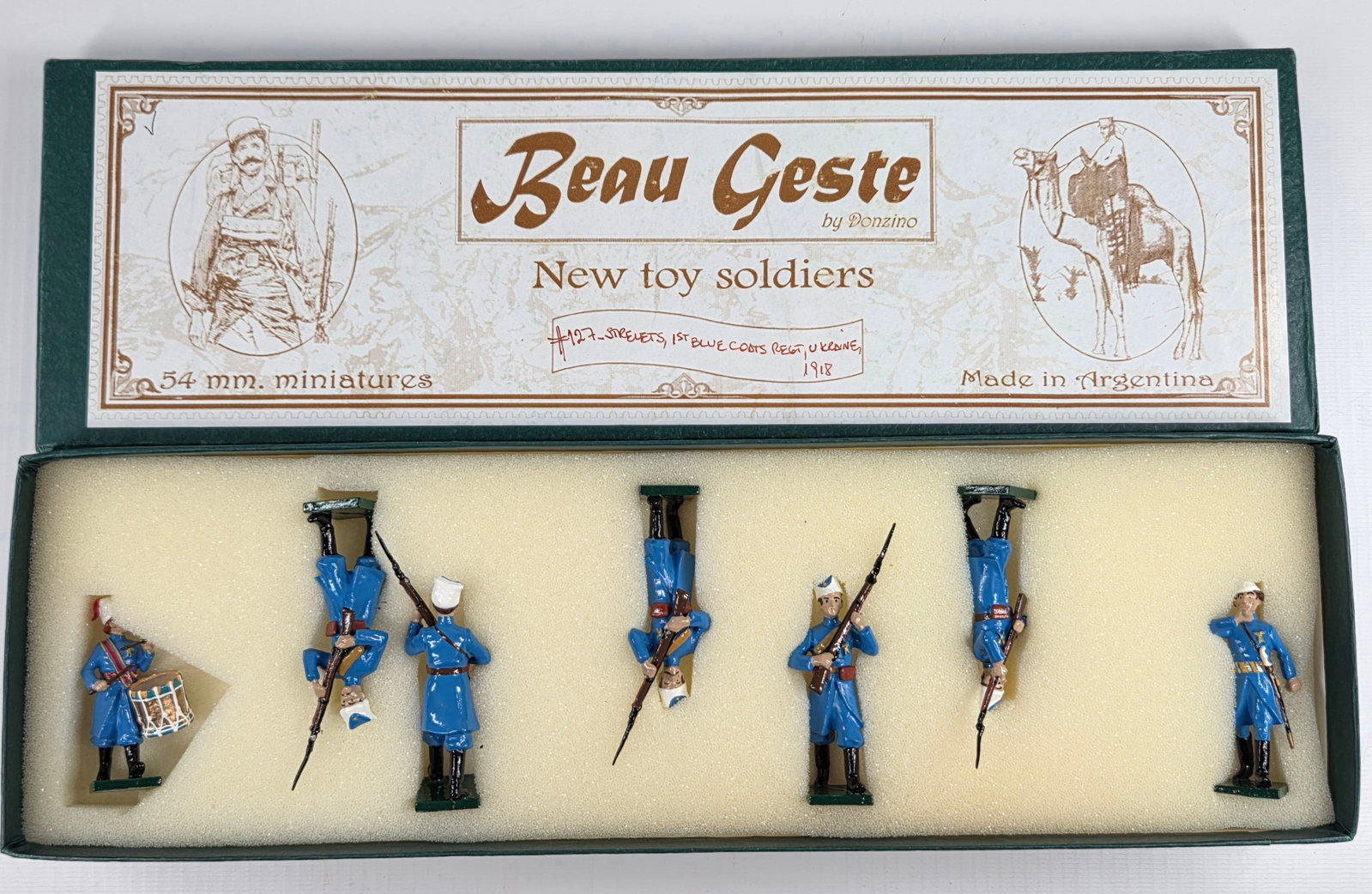 BEAU GESTE UKRAINE BLUE COAT DIVISION: SET REMAINS IN VERY GOOD CONDITION WITH BOX.