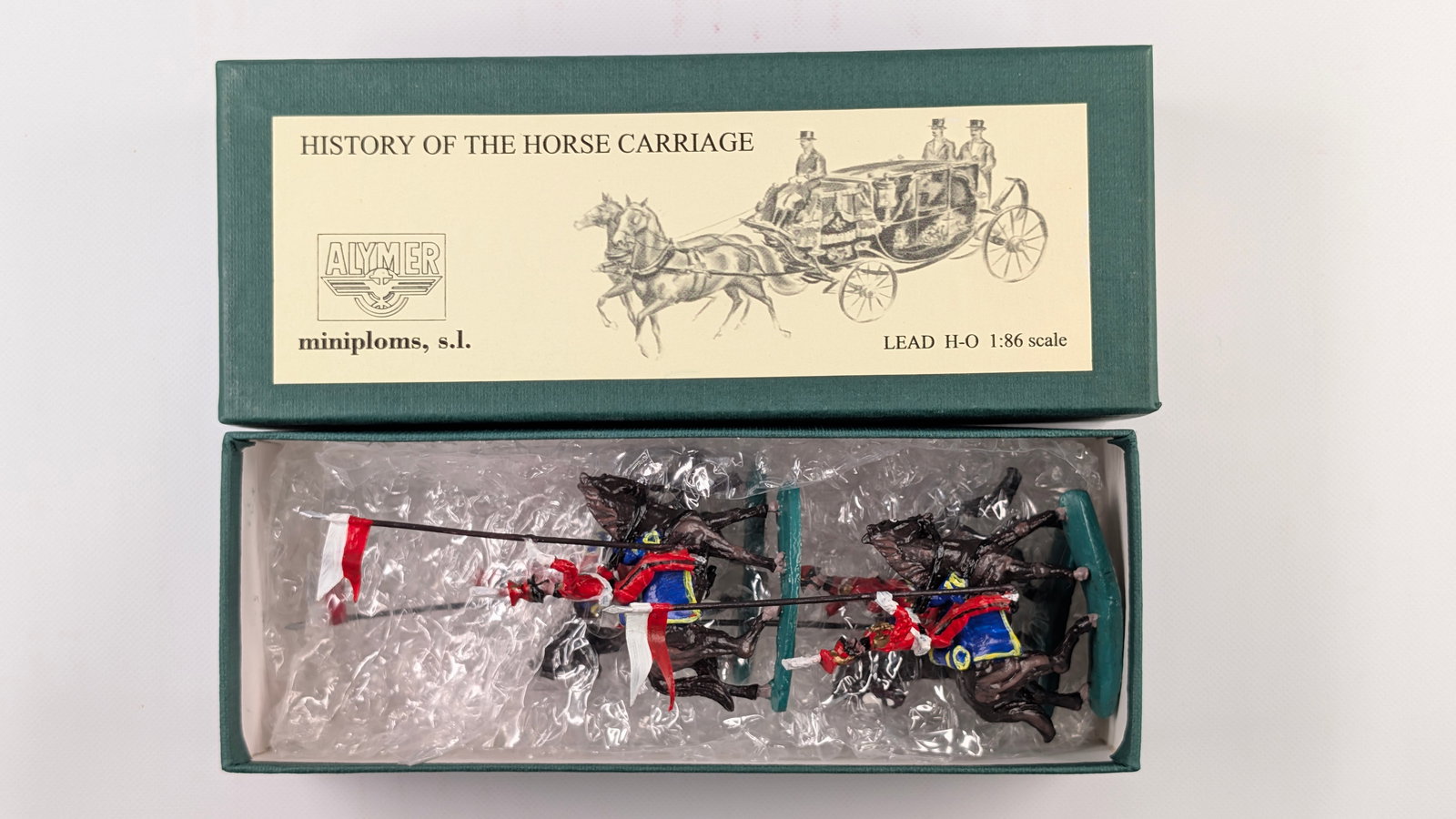 ALYMER MOUNTED LANCERS: SET REMAINS IN GOOD CONDITION. INCLUDES WRONG BOX.