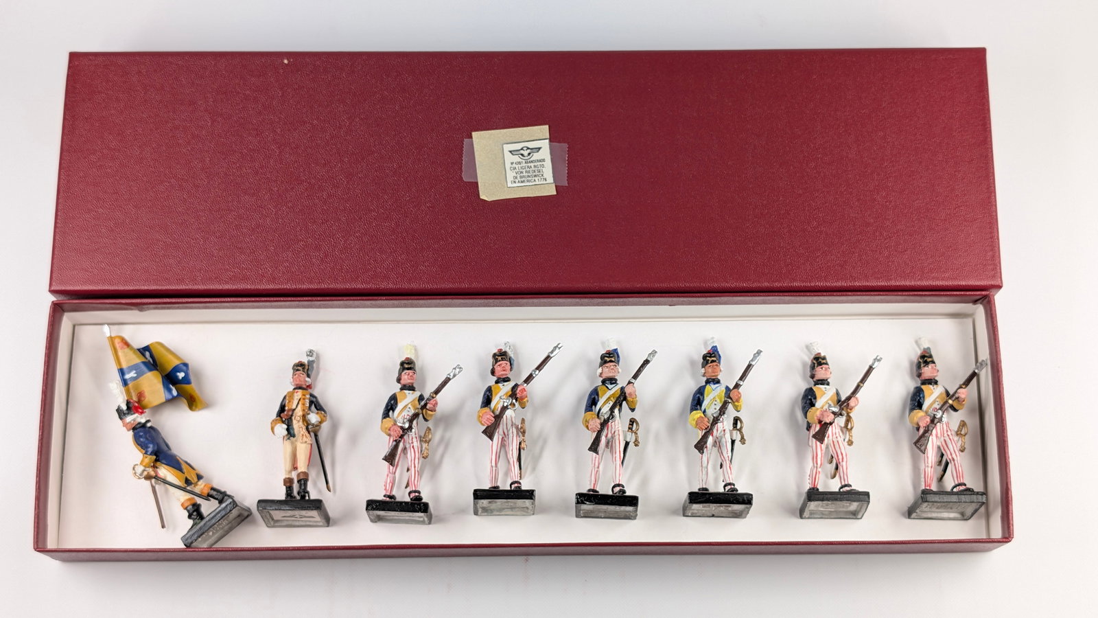 ALYMER NO. 420 VON RIEDESEL DE BRUNSWICK: SET REMAINS IN GOOD CONDITION WITH CUSTOM BOX.