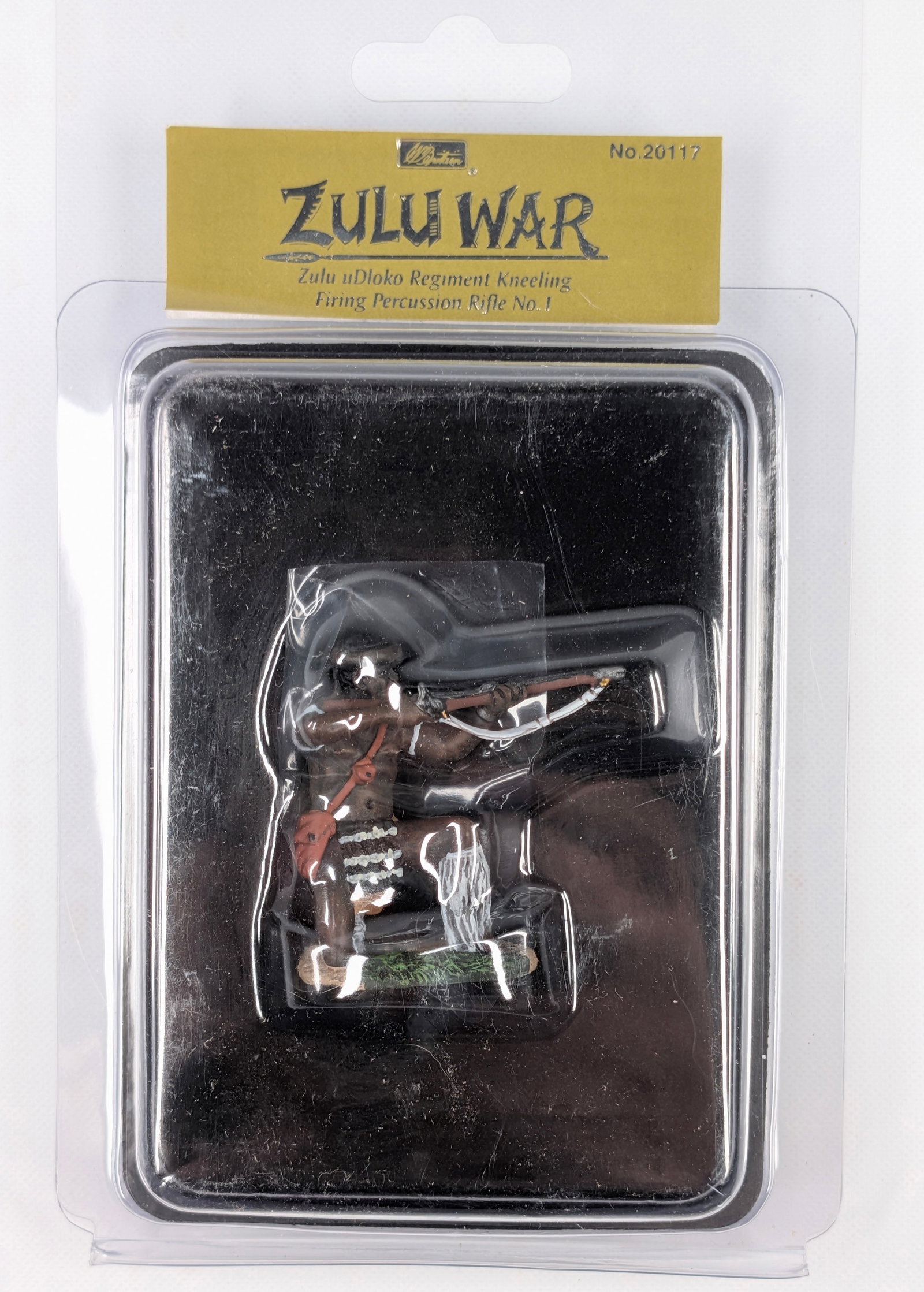 BRITAIN 20117 ZULU WAR KNEELING FIRING RIFLE: REMAINS IN EXCELLENT CONDITION.