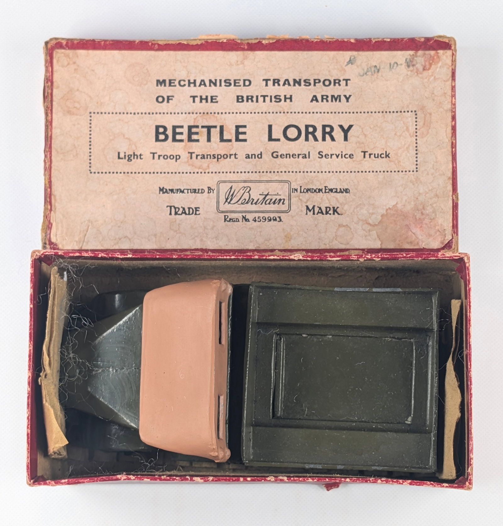 VINTAGE BRITAIN NO. 1877 BEETLE LORRY W/ BOX (1 of 7)