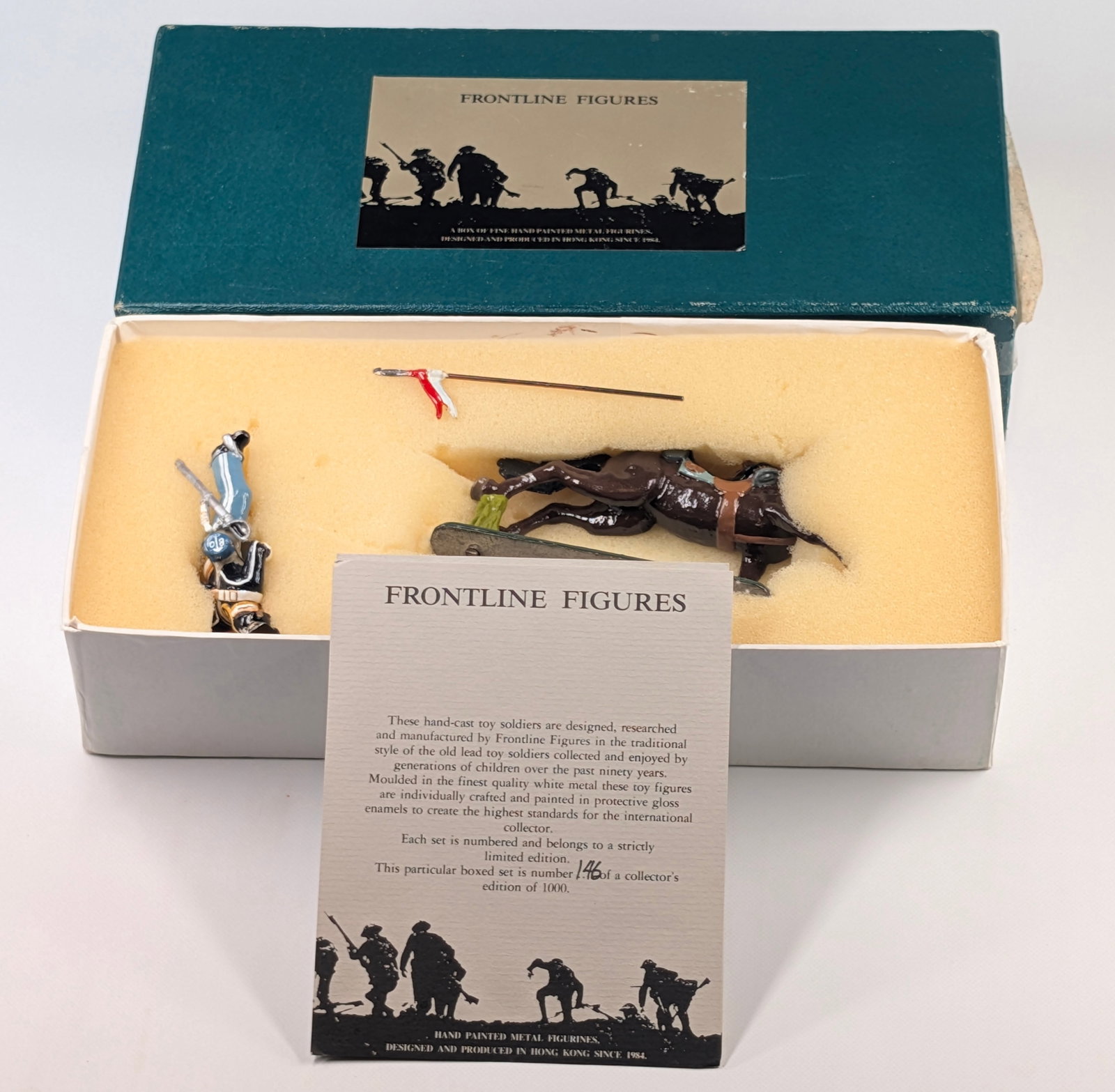FRONTLINE FIGURES 17TH LANCERS, TROOPER: REMAINS IN EXCELLENT CONDITION WITH BOX.