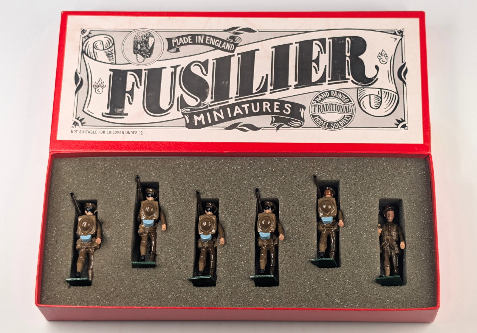 FUSILIER MINIATURES SCOTTISH MARCH WWI: SET REMAINS IN EXCELLENT CONDITION.