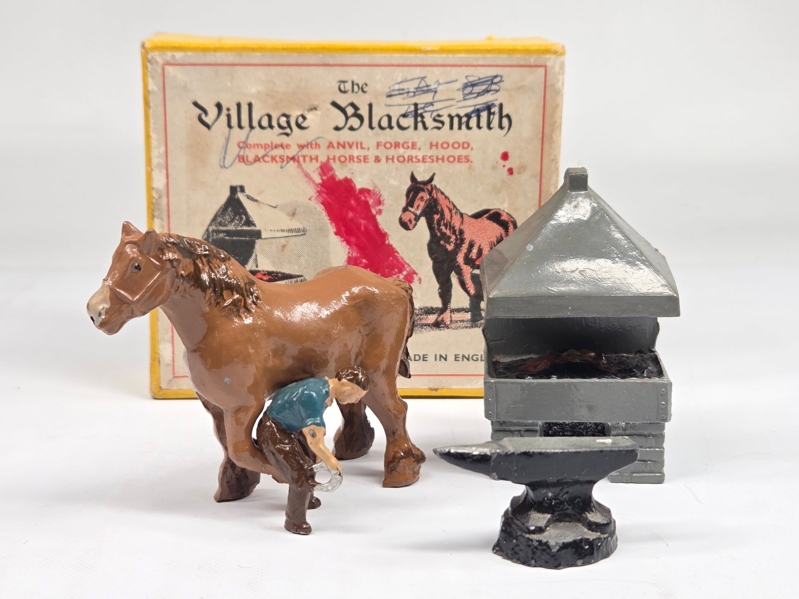 F.G. TAYLOR & SONS BLACKSMITH SET W/ BOX (1 of 6)