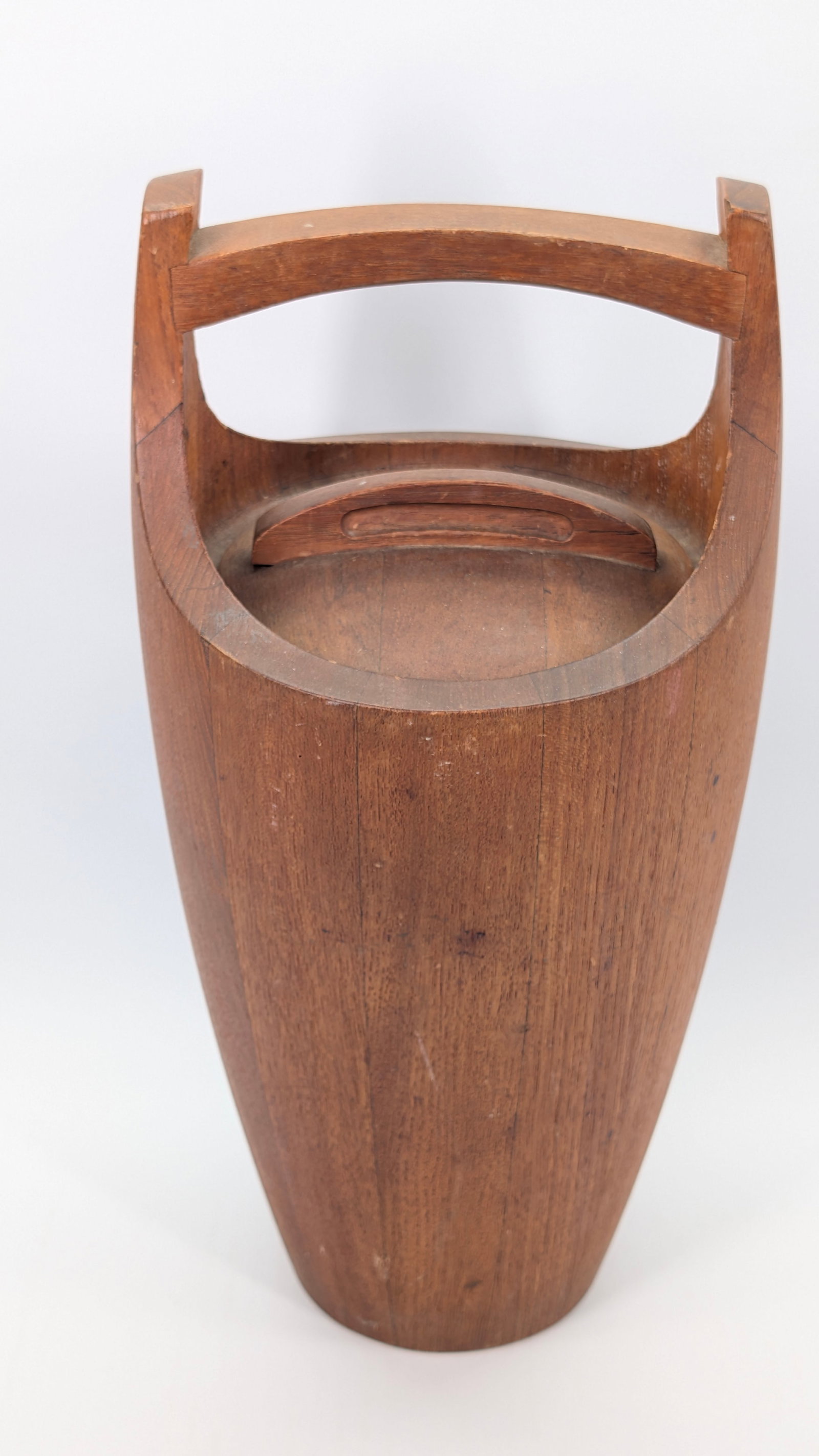 MID CENTURY MODERN DANSK TEAK WOOD ICE BUCKET (1 of 5)