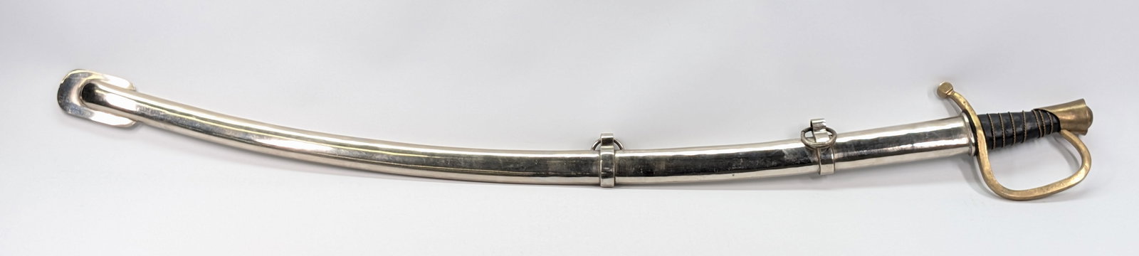 DECORATIVE DGW INDIA BLADE SWORD: REMAINS IN GOOD CONDITION, SHOWING TYPICAL WEAR.