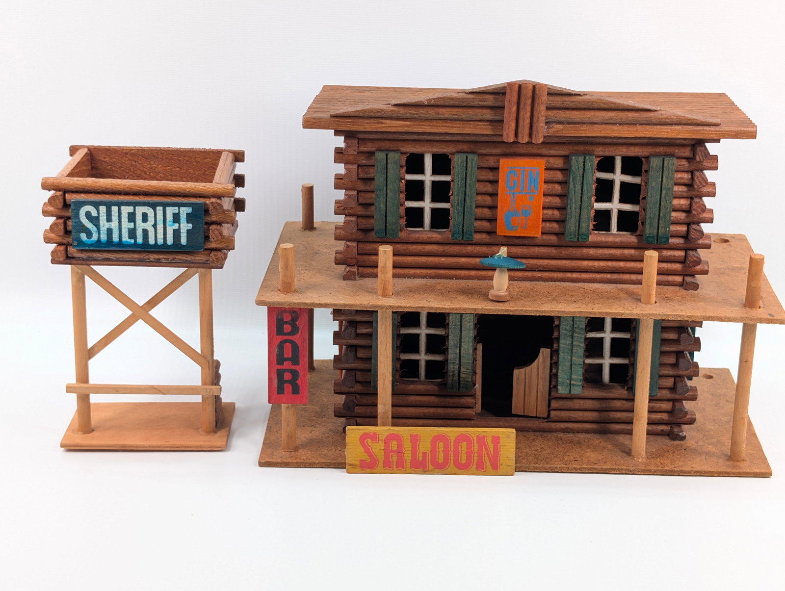 GERMANY EASTWOOD SALOON BAR BUILDINGS: BOTH REMAIN IN FAIR CONDITION, SHOWING SOME WEAR.