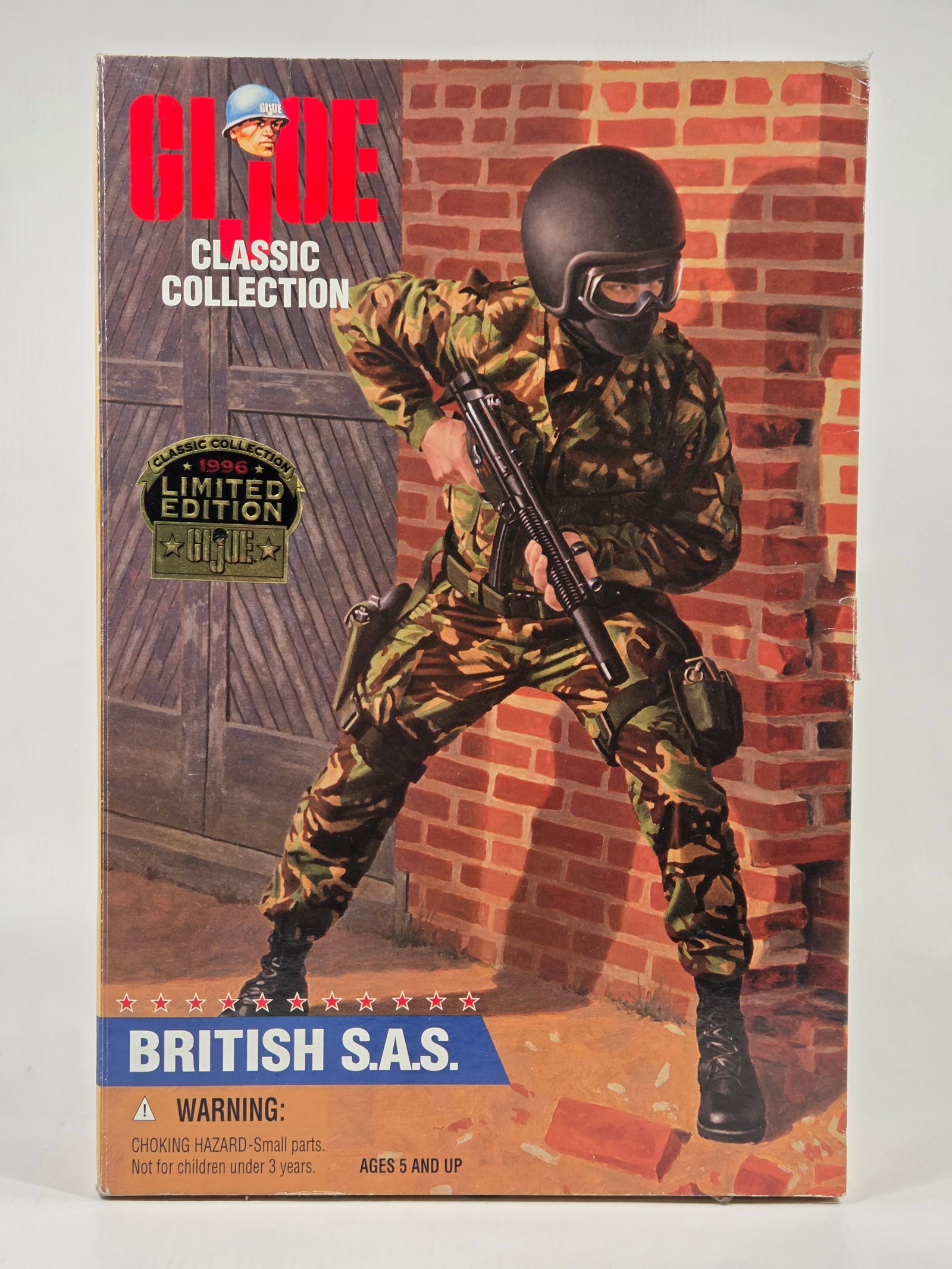 GI JOE CLASSIC COLLECTION BRITISH S.A.S. NIB: REMAINS NEW IN BOX.