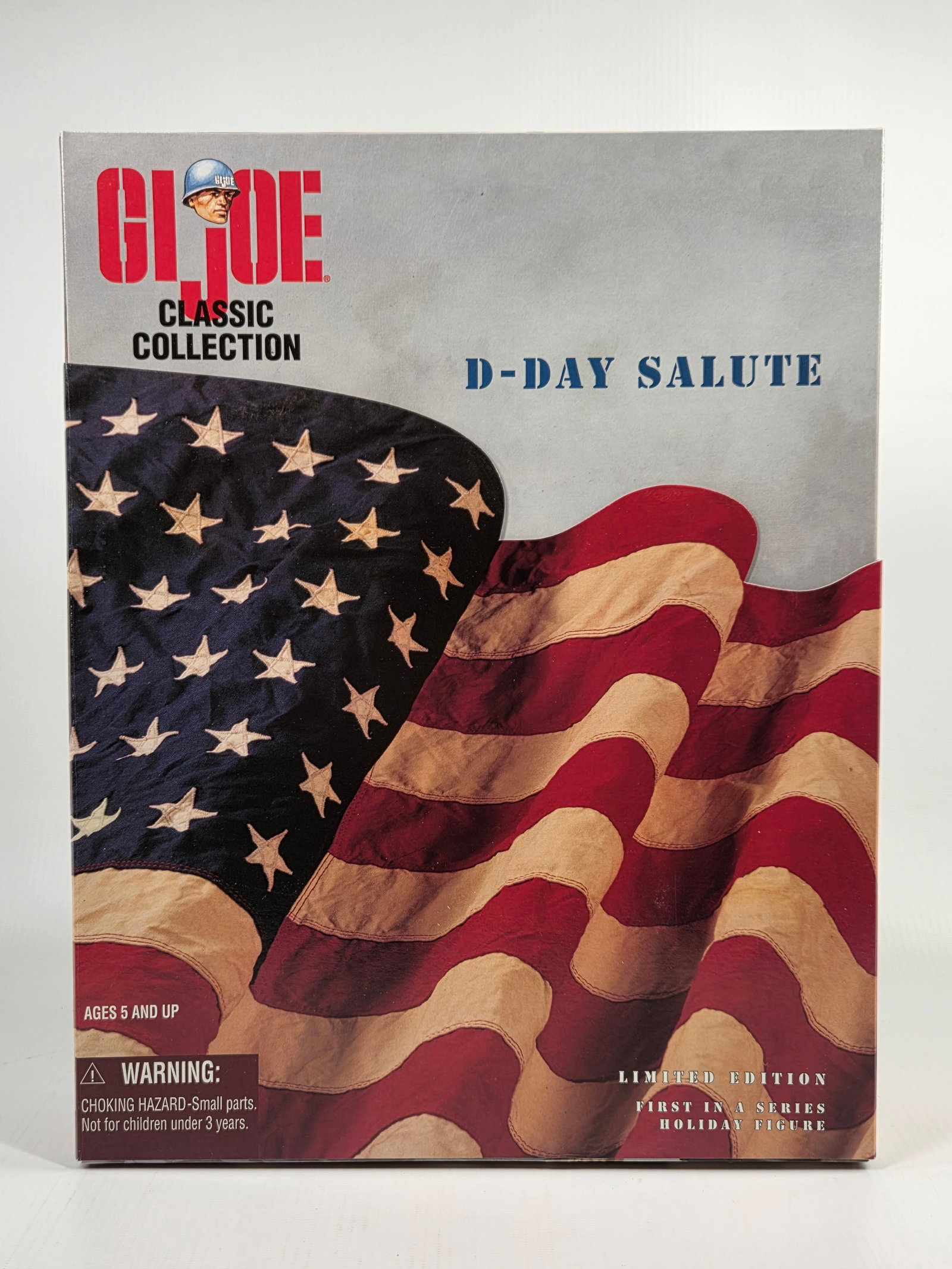 GI JOE CLASSIC COLLECTION D-DAY SALUTE NIB: REMAINS NEW IN BOX.